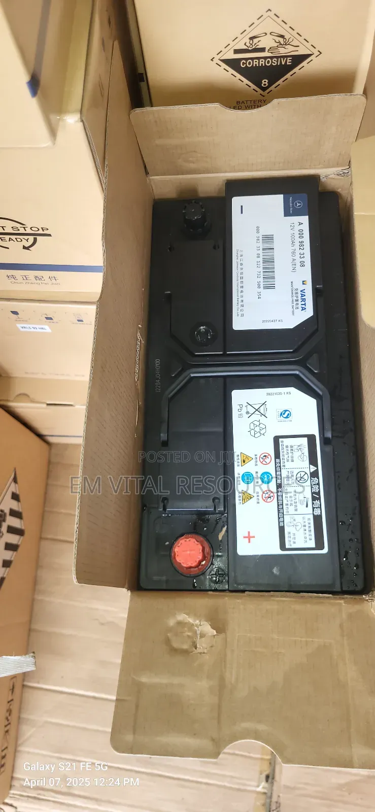 Mercedes Benz Original Battery 100ah
