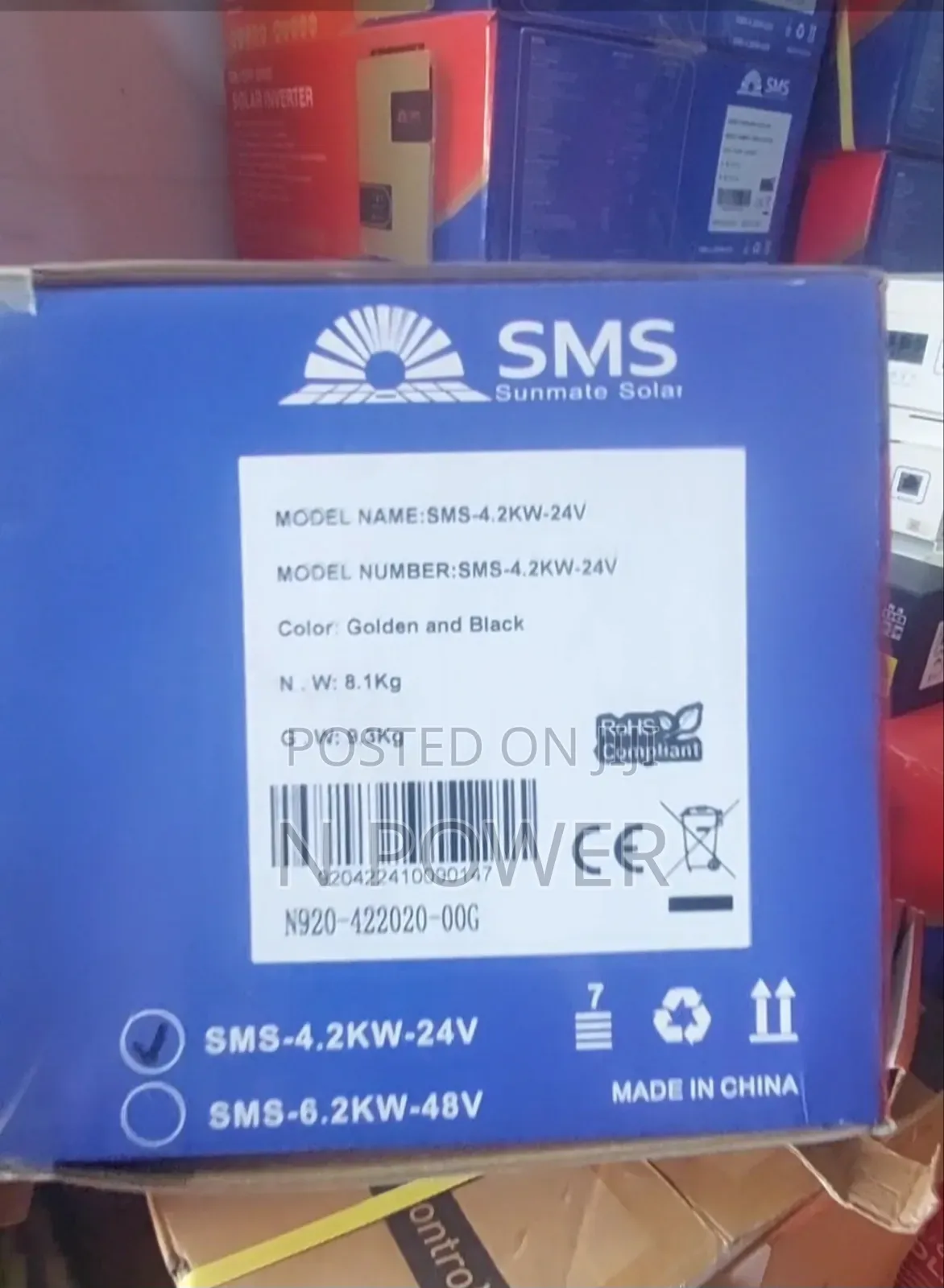 SMS Solar Hybrid Inverter 4.2kva 24v