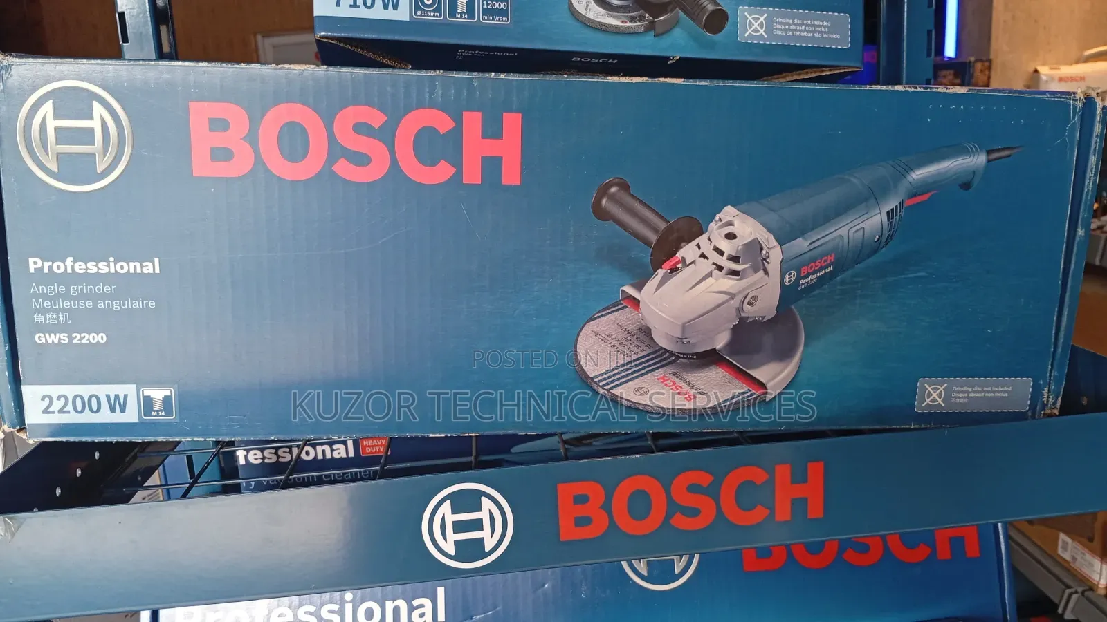 Bosch GWS 2200 Angle Grinder 9" 2200w