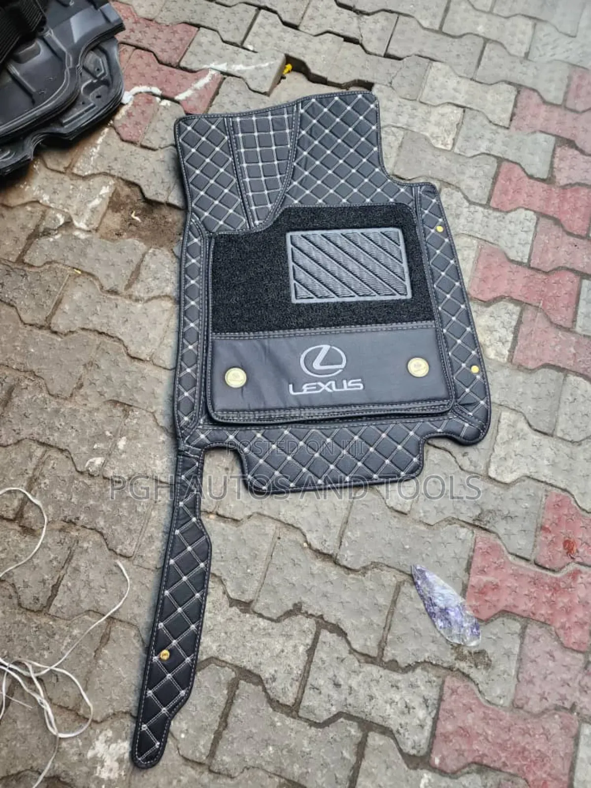 Leather Car Mat (Double Layers)