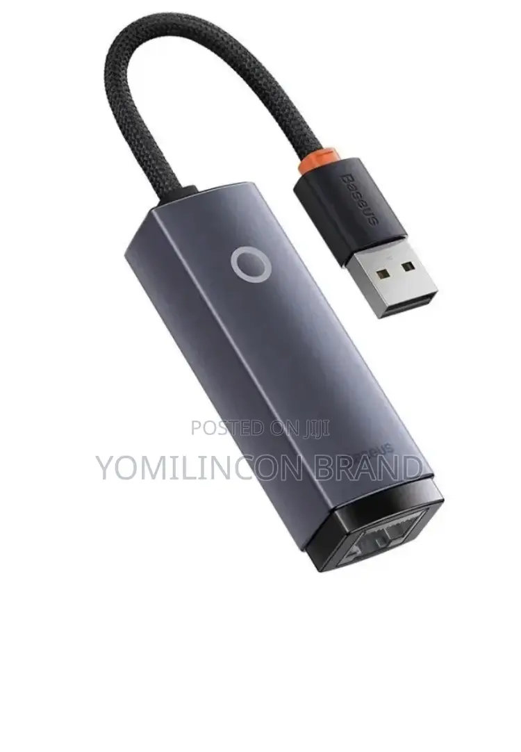 Baseus Airjoy Rj45 Lan Port Ethernet Adapter 100mbps