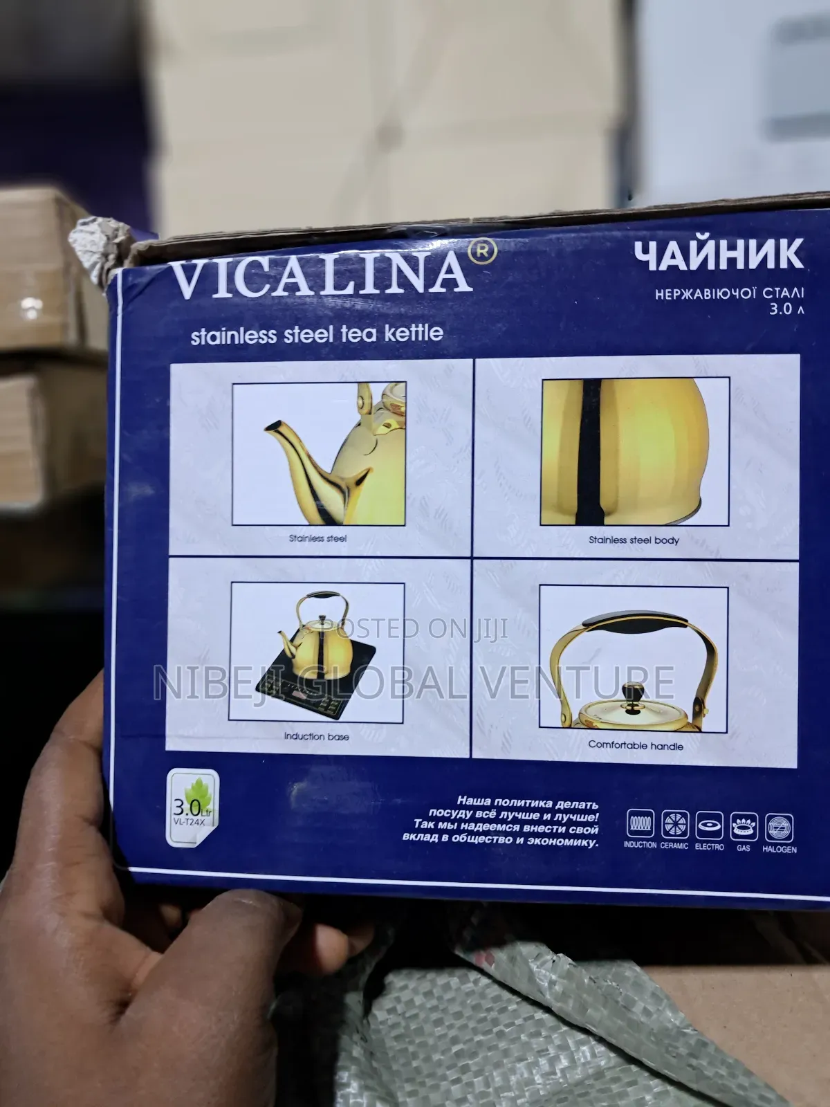 Vicalina Stanless Steel Kettle