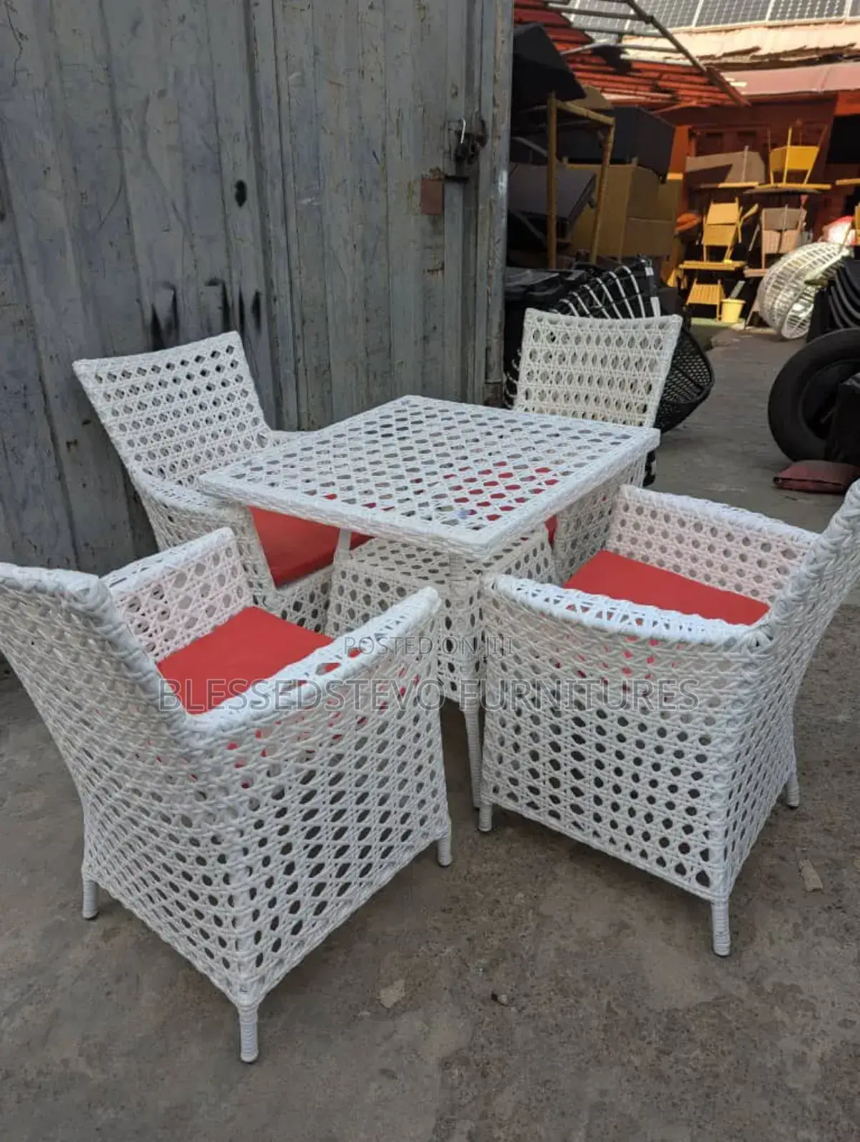 Outdoor Chair White Color