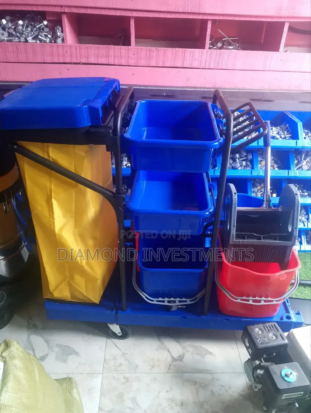 Trolley Bucket 3 In 1 Mop