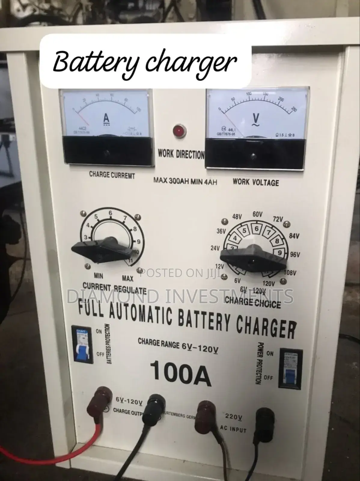 Battery Charger 100amps