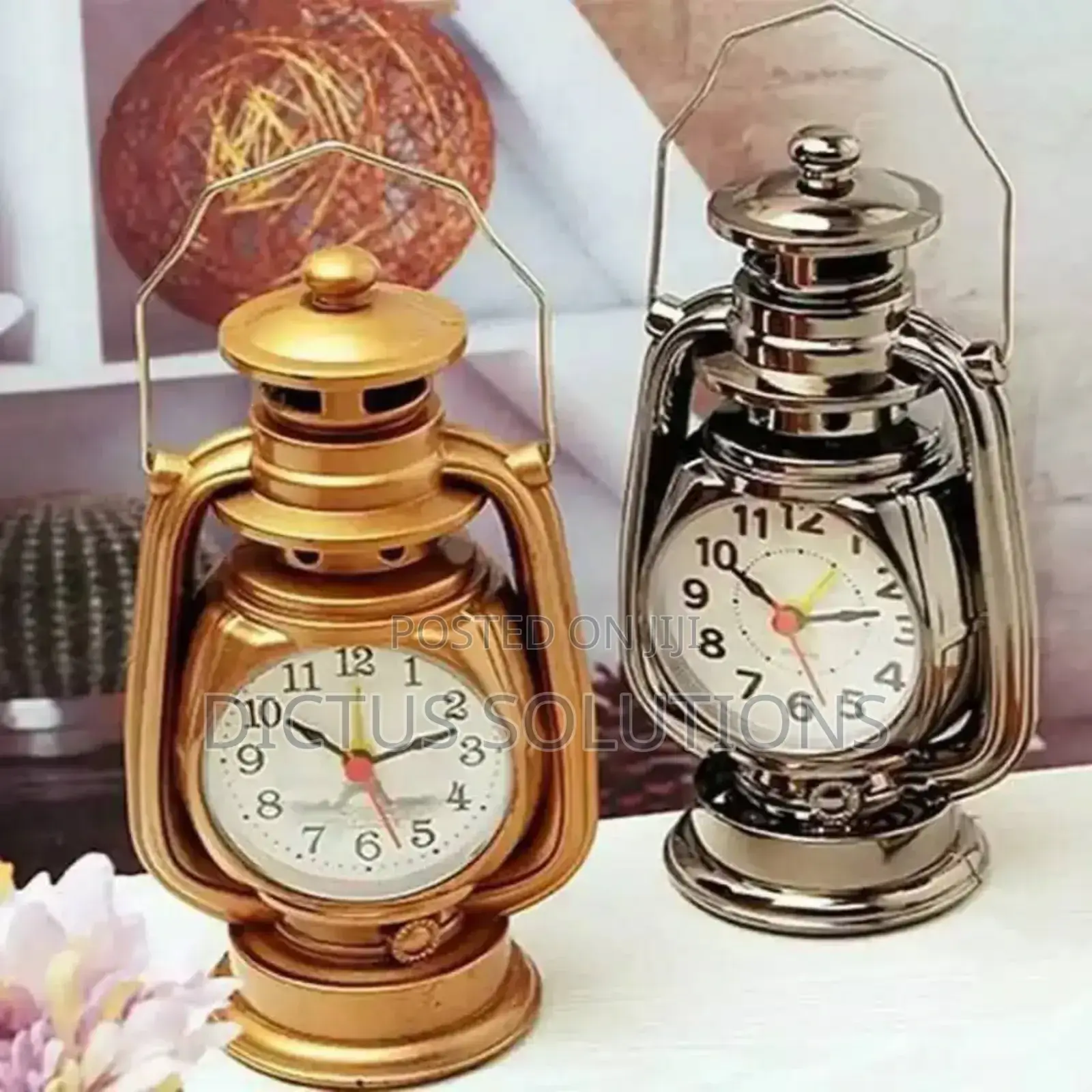 Portable Analog Table Alarm Clock