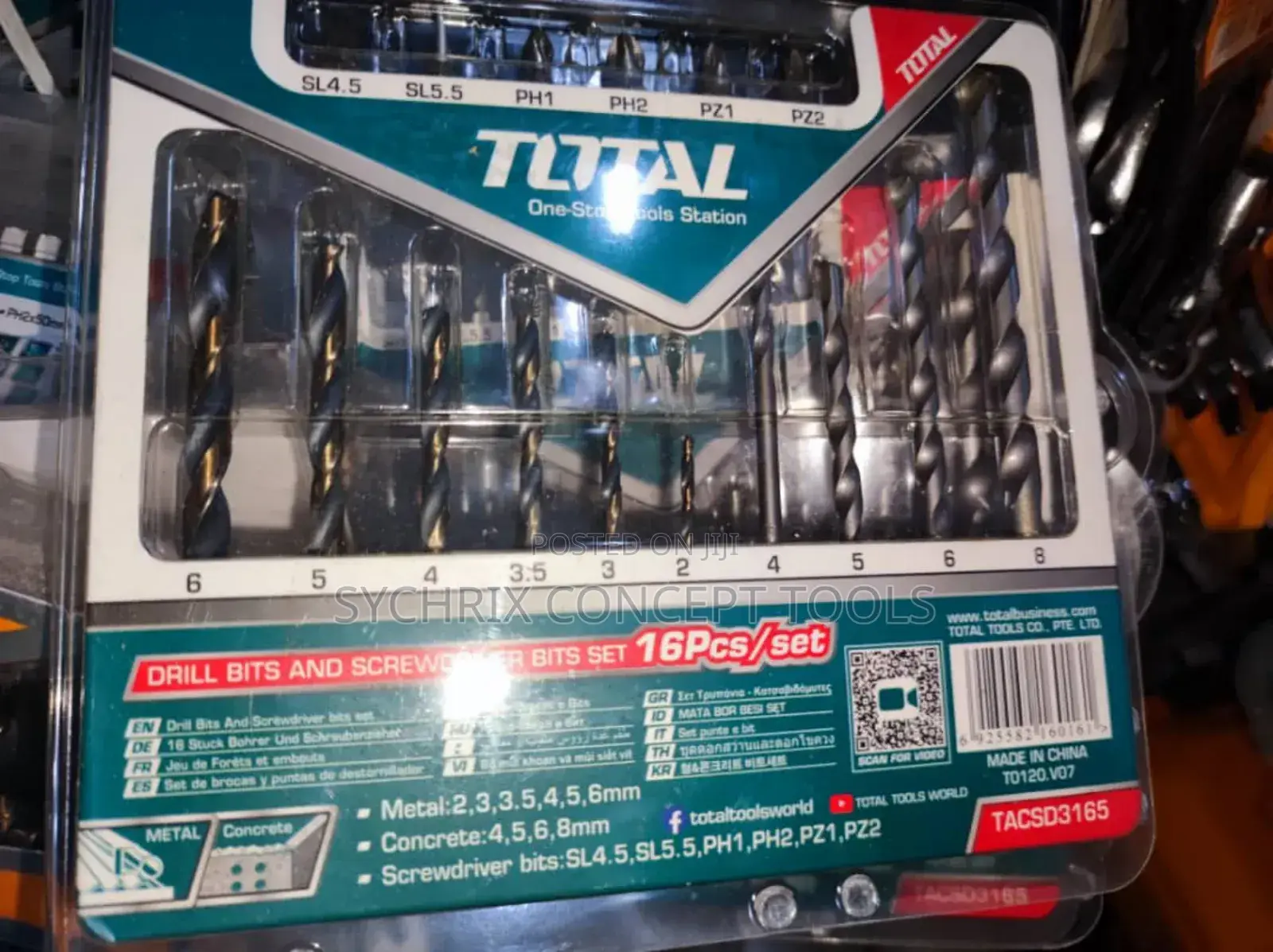 Drill Bit and Screwdriver Bit Set 16pcs