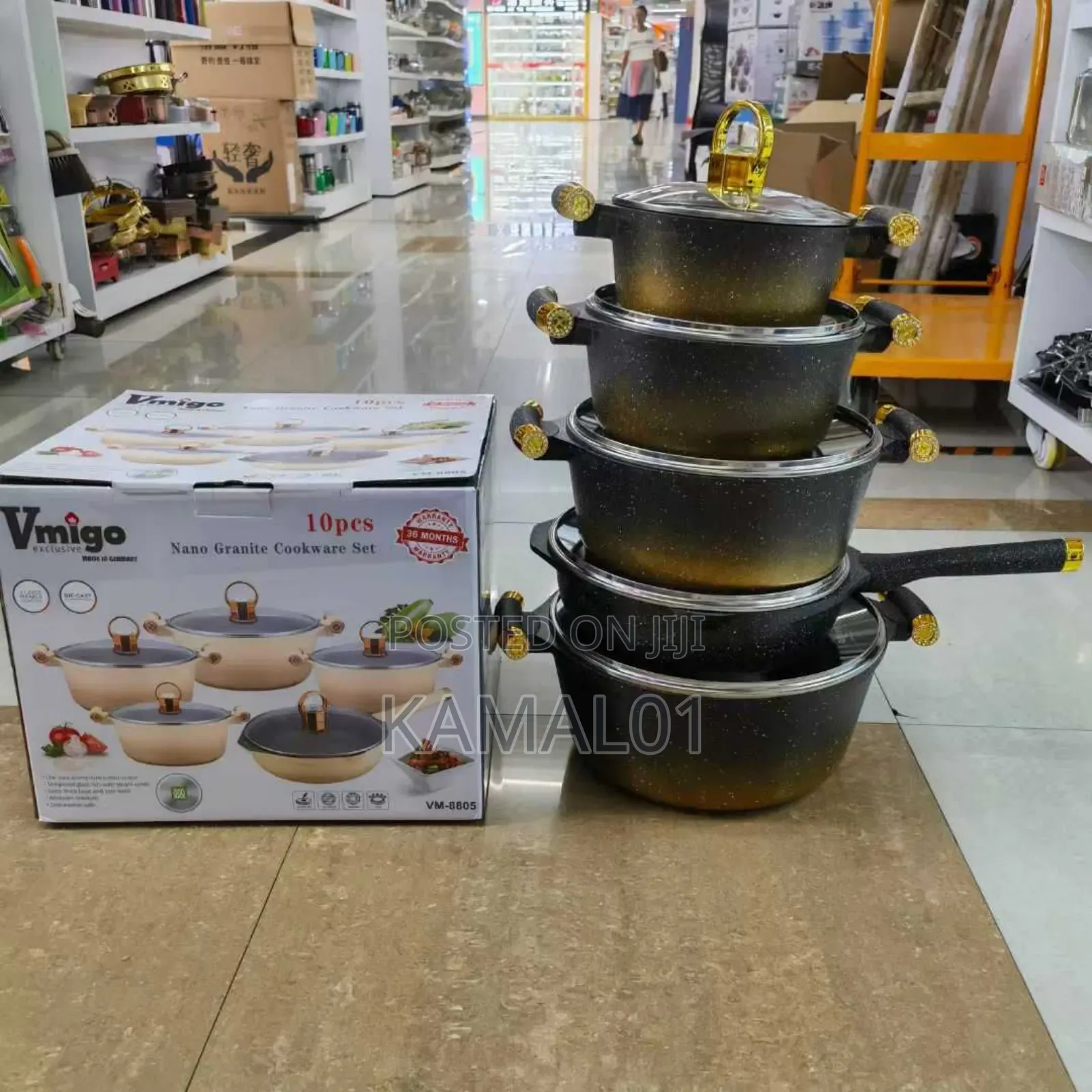 The Vmigo Cookware Set 20cm, 24cm, 28cm,32cm Pots 28cm Fry