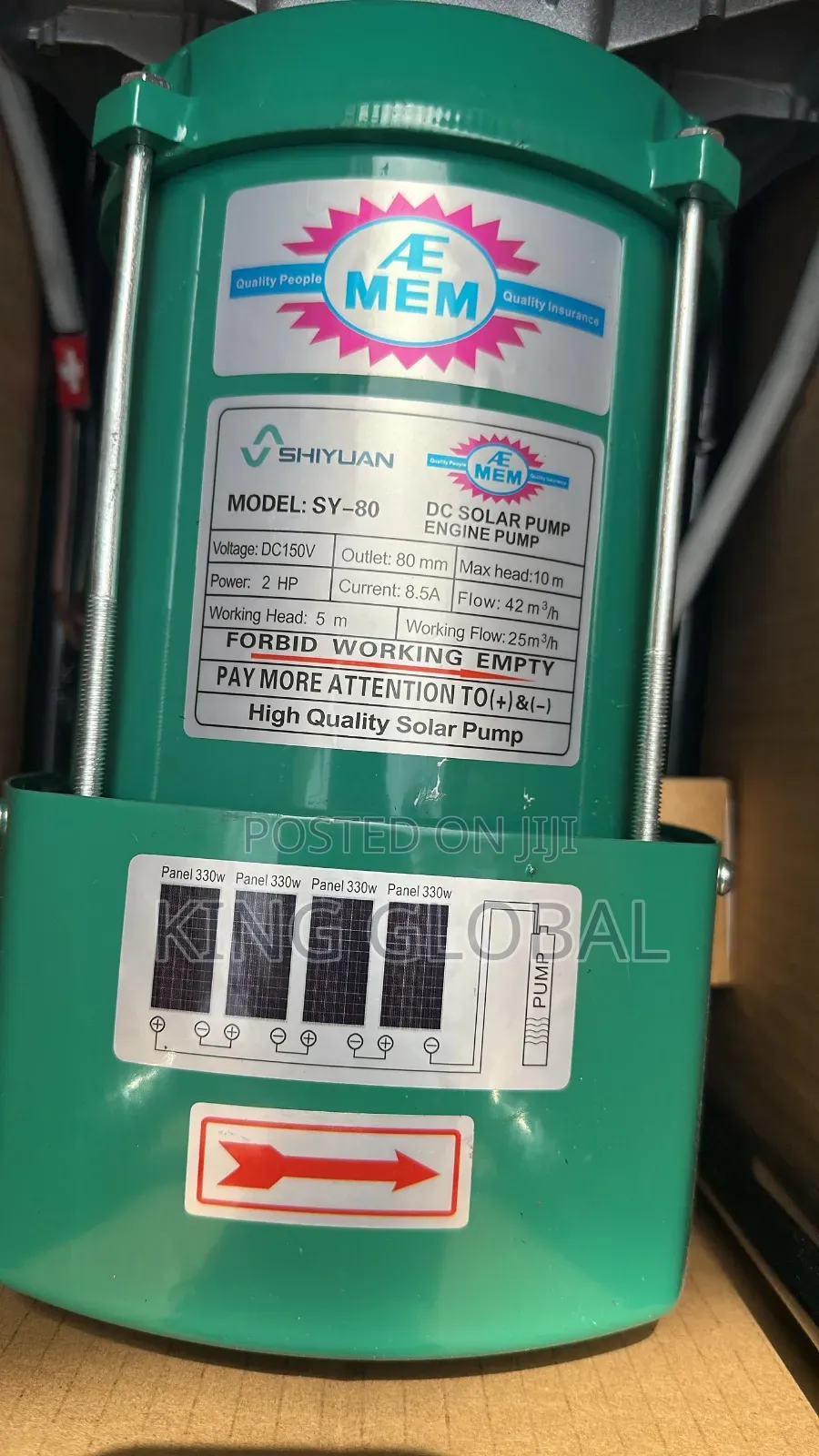 Solar Electric Water Pump 3inhes