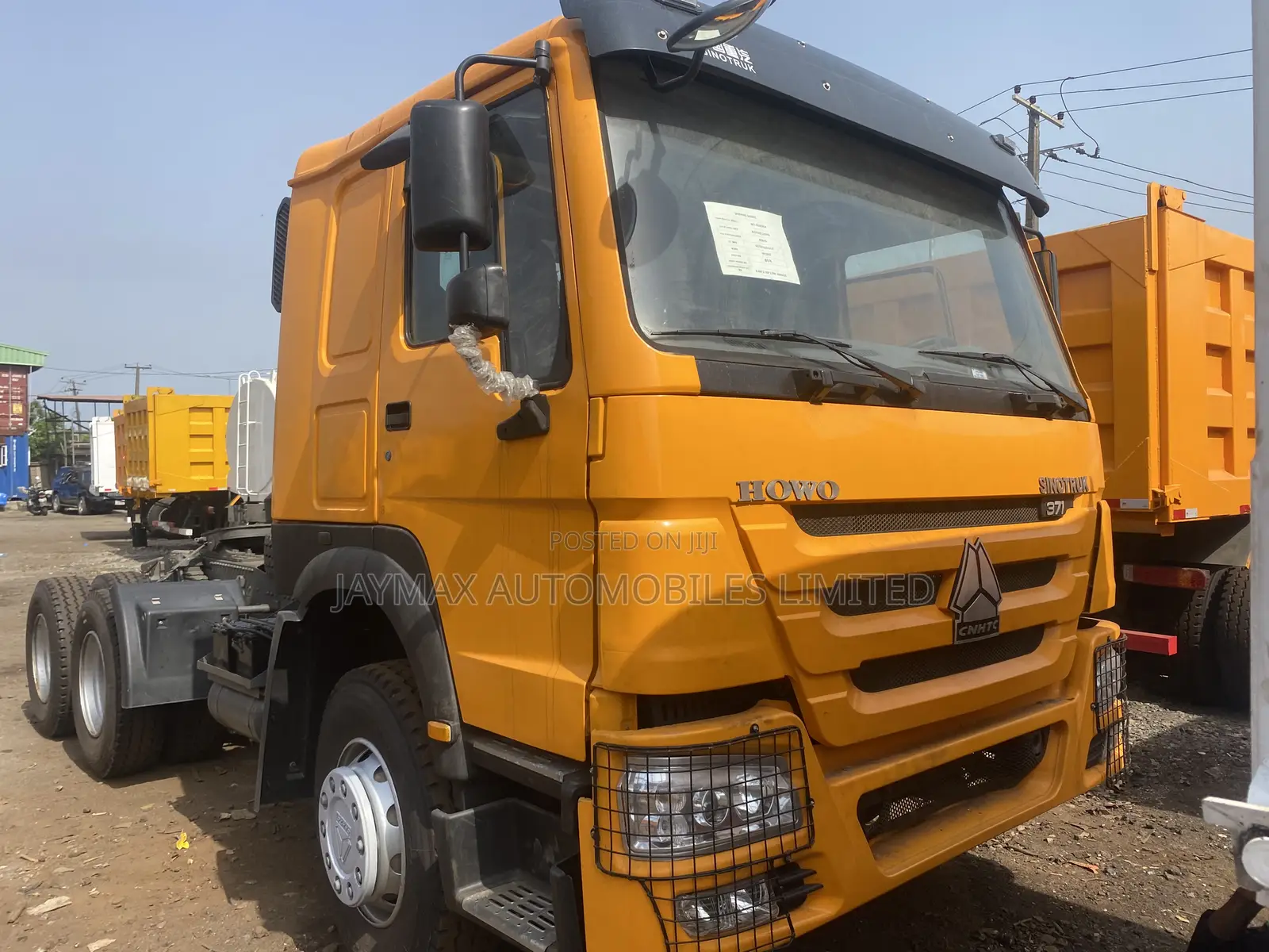 Howo 371 Yellow Tractor Head