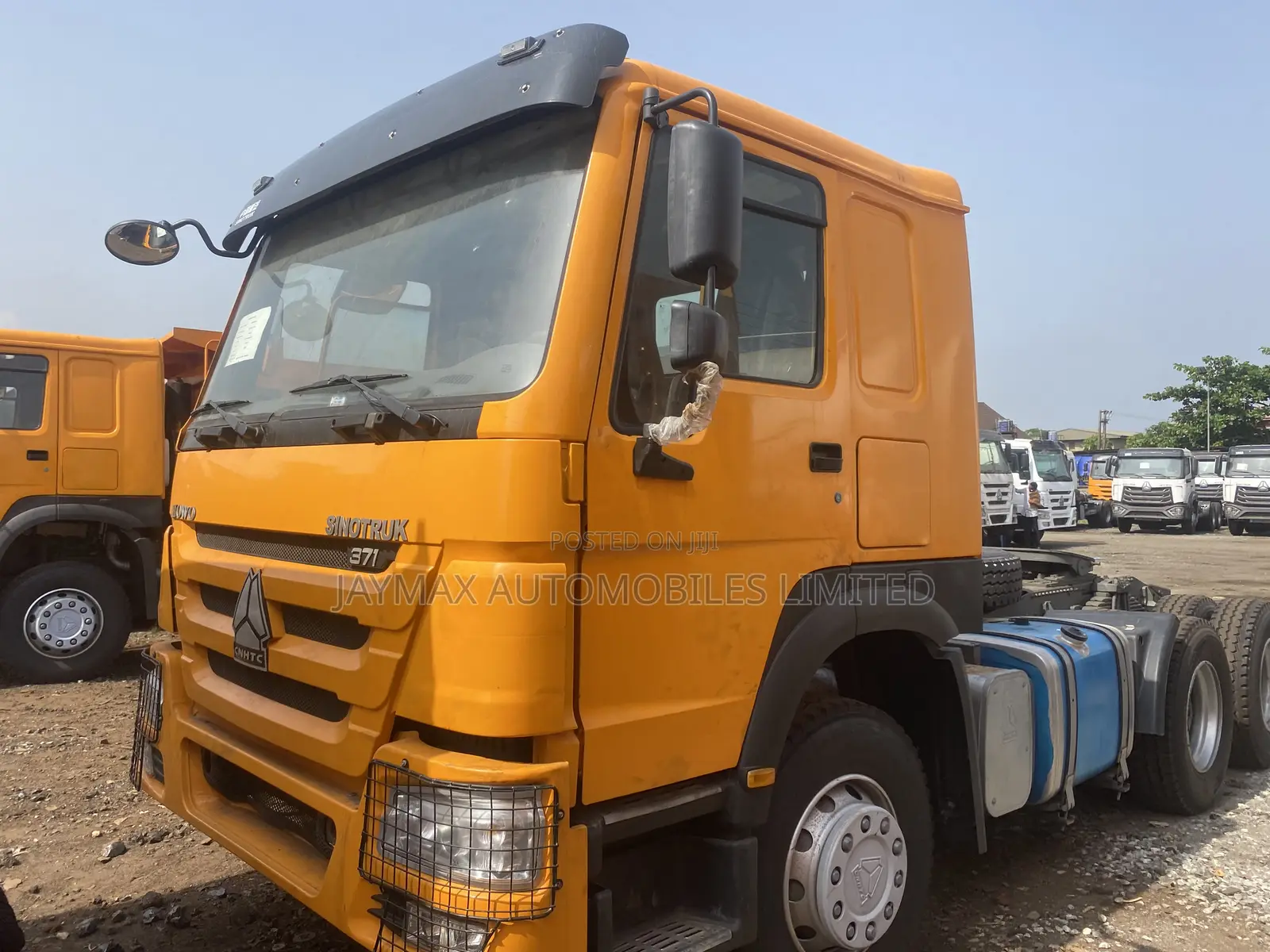 Howo 371 Yellow Tractor Head
