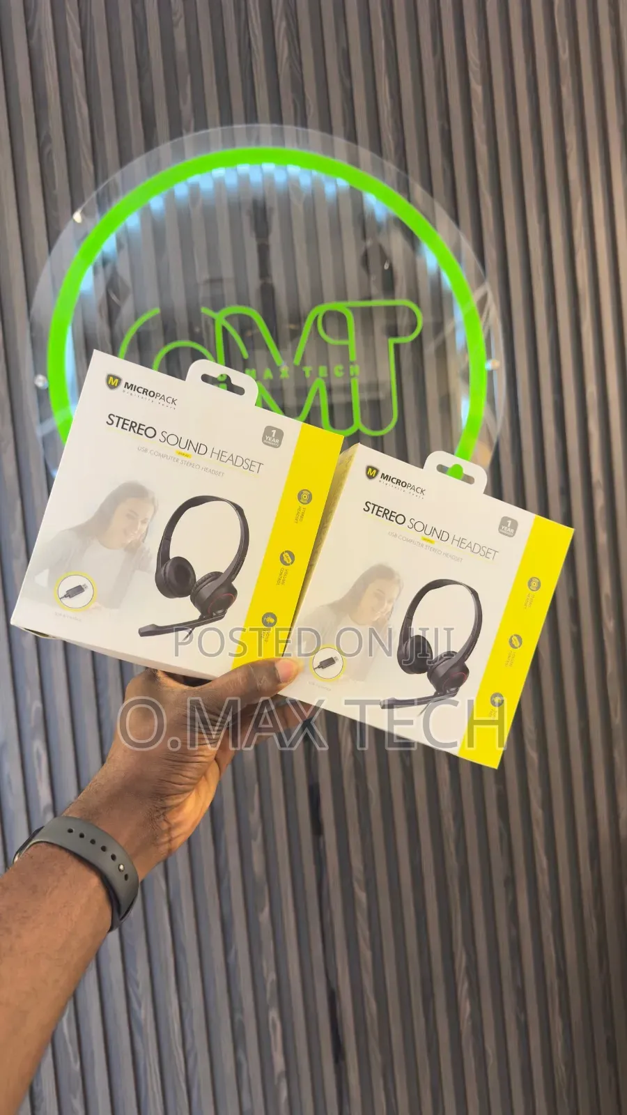 Micropack Usb Wired Headset Stereo Sound Mhp-02