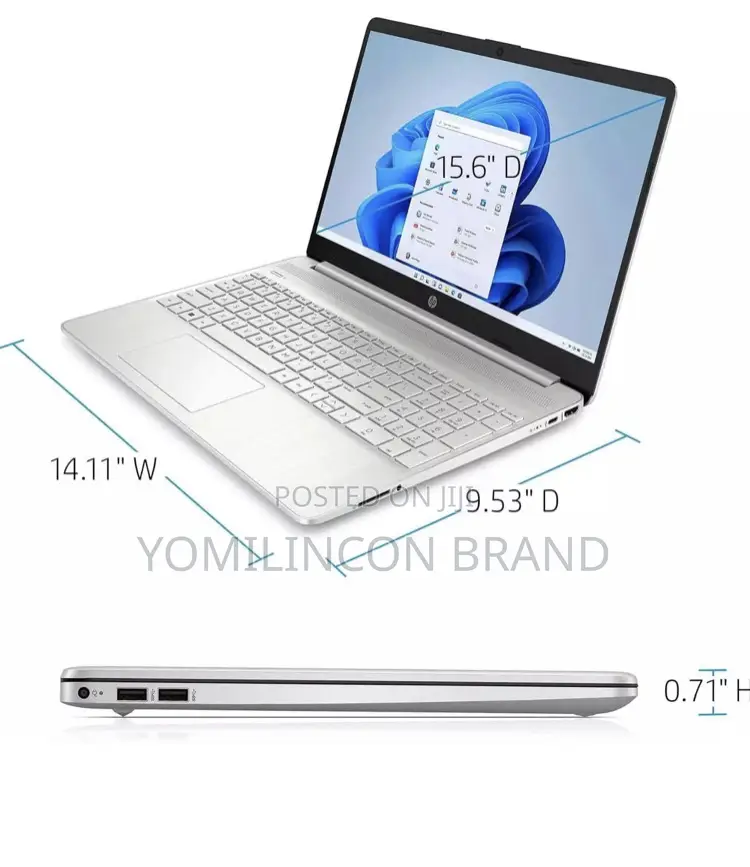 New Laptop HP 8GB Intel Core I3 SSD 256GB