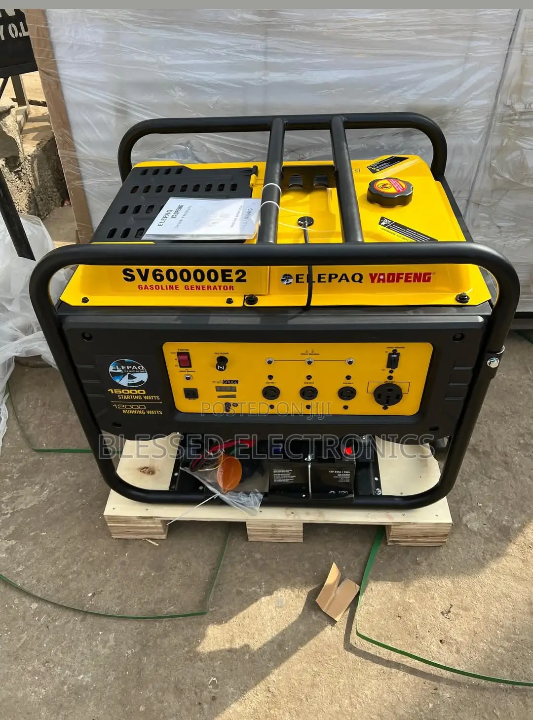 Elepaq 15kva Petrol Generator 100% Copper Wire No Noise