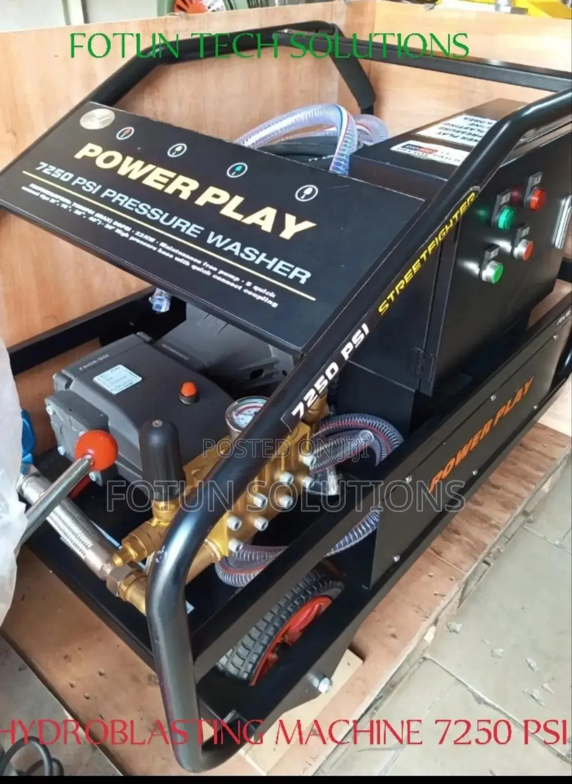 Hydro Blasting Machine 7250 Psi