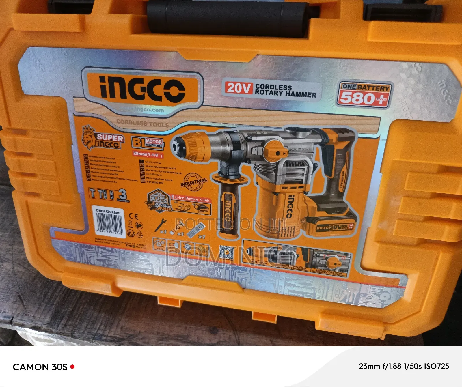 Ingco Cordless Hammer Drill 28mm