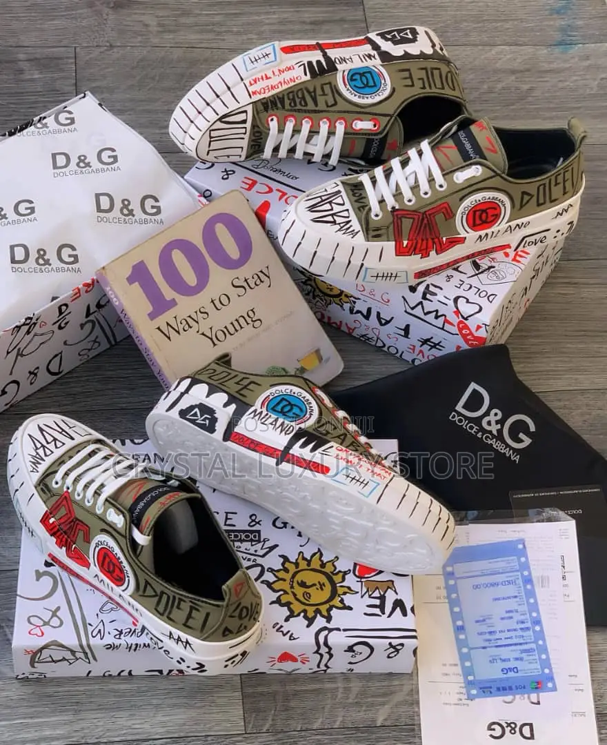 Dolce Gabbana Quality Luxury Men Sneakers