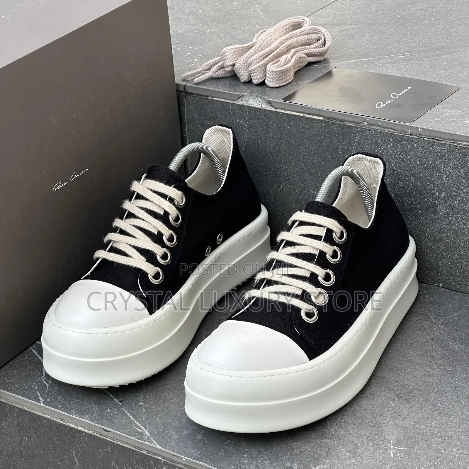 Ricky Owens Quality Luxury Men Sneakers