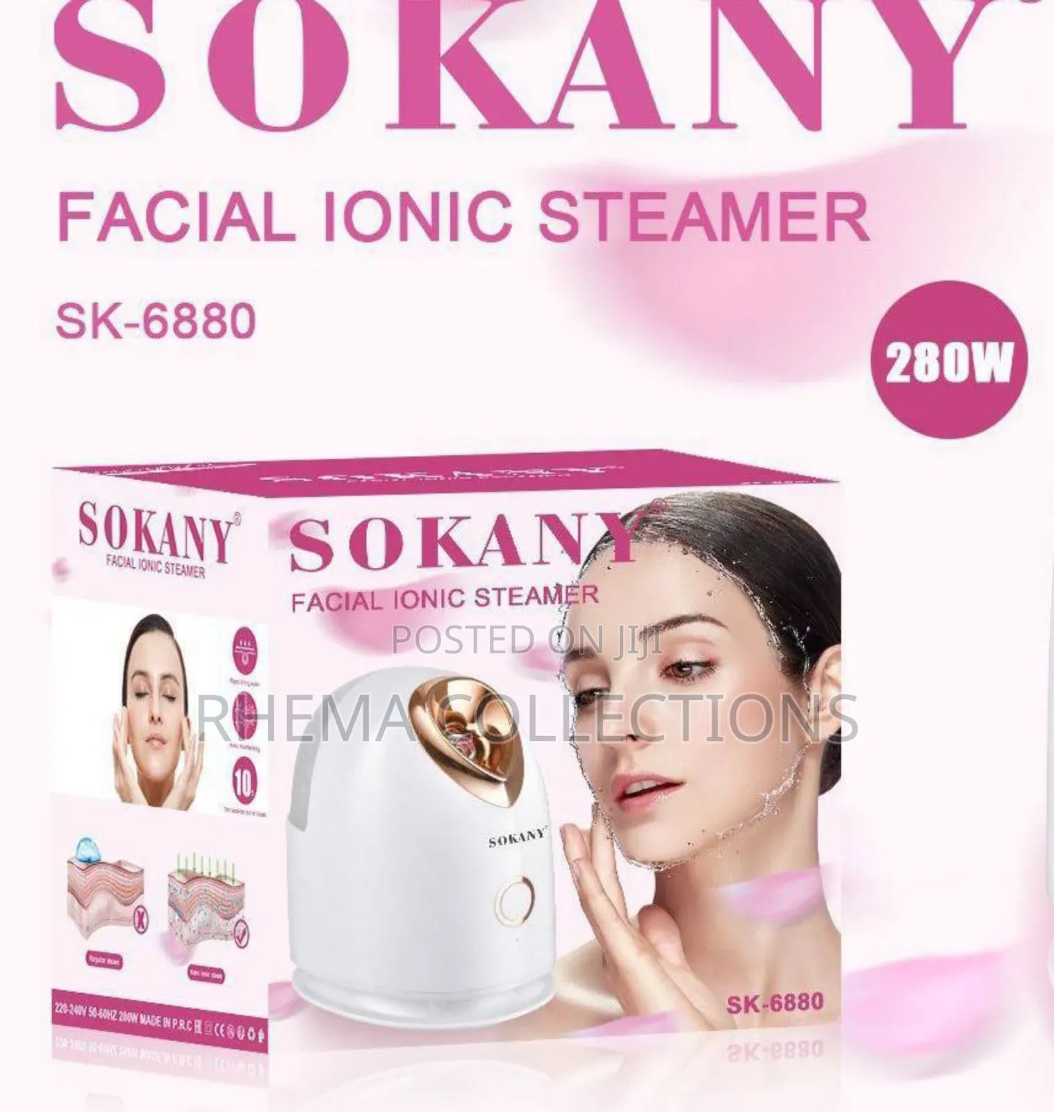 Sokany Facial Ionic Steamer (280w)