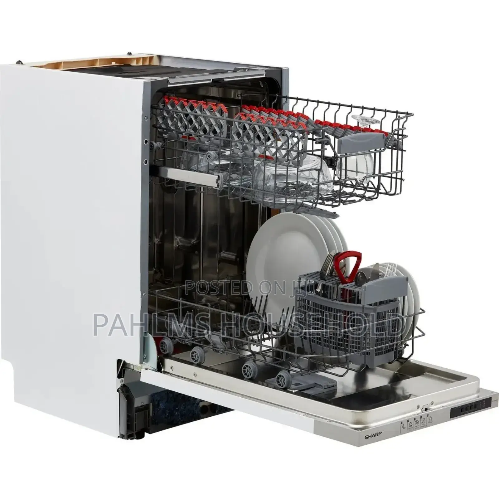 Sharp Fully Integrated Slimline Dishwasher