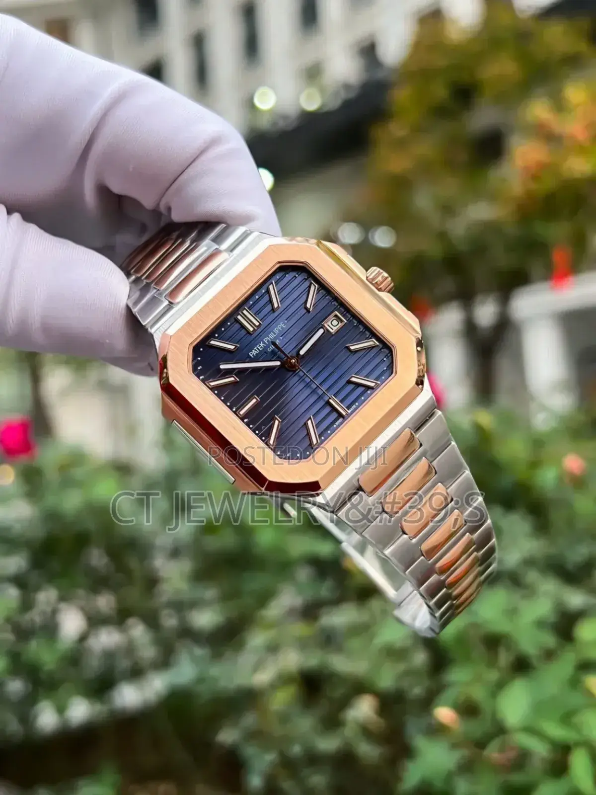 Patek Philippe Cubitus Rose Gold Watch Square 45mm
(Auto ✅)