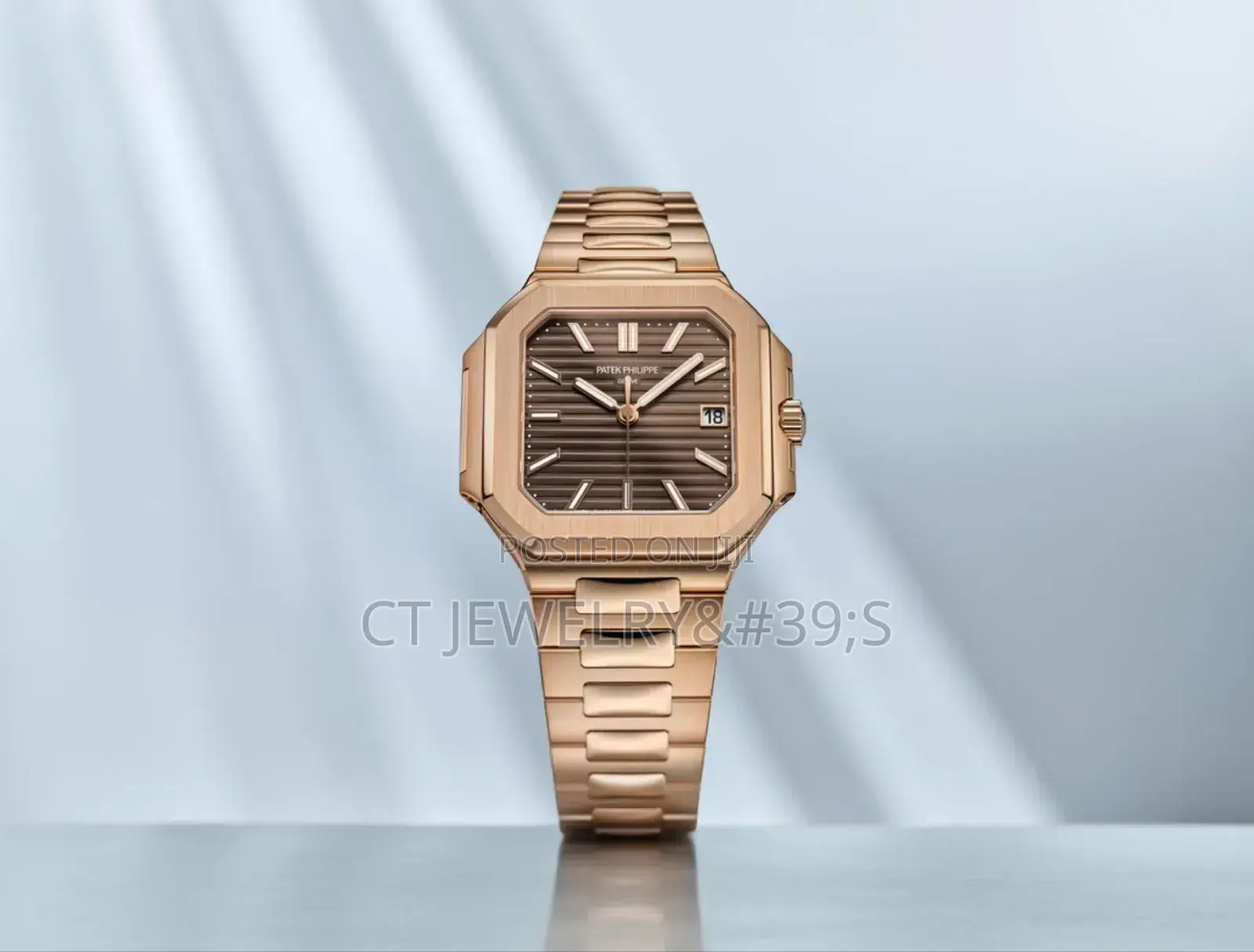 Patek Philippe Cubitus Rose Gold Watch Square 45mm
(Auto ✅)