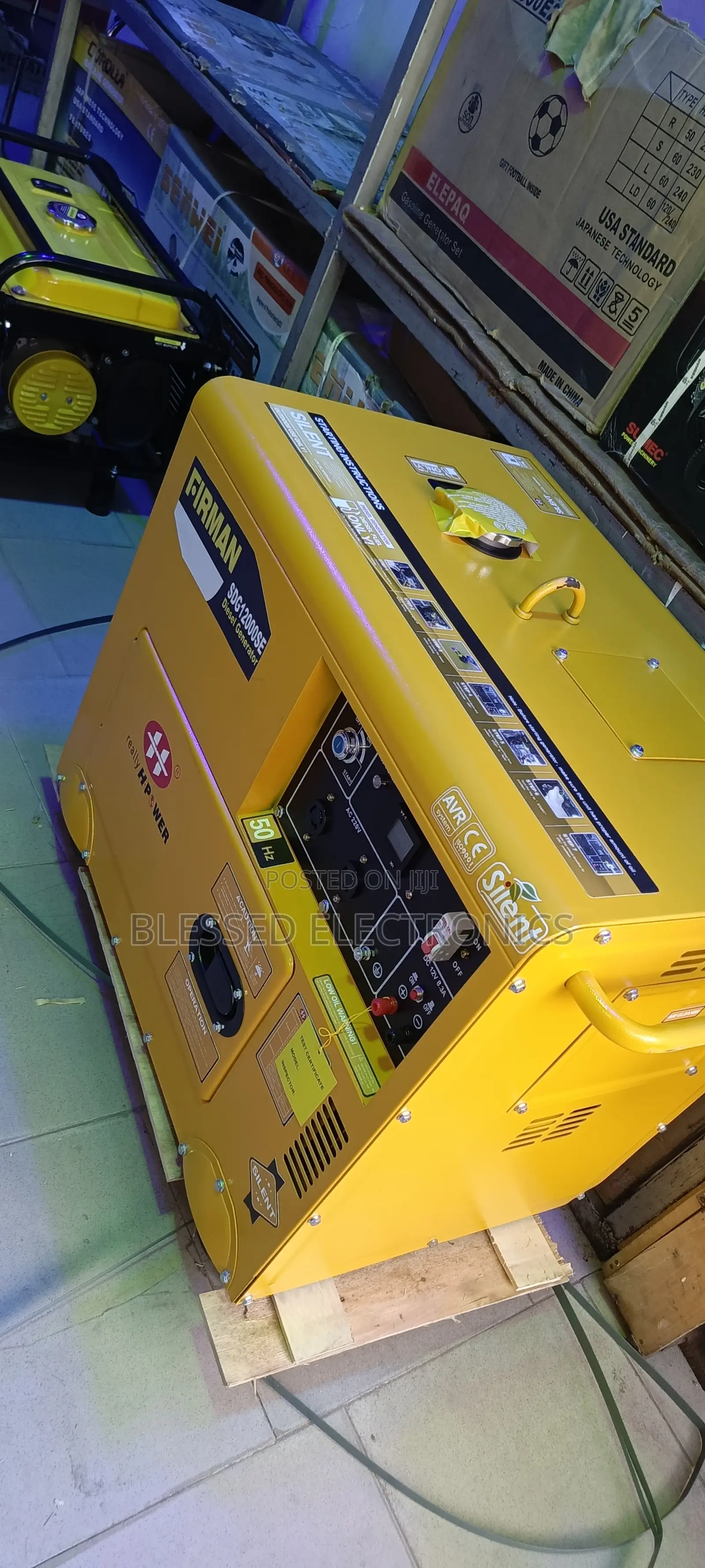 Firman 9.5kva Soundproof Diesel Generator 100% Copper Wire