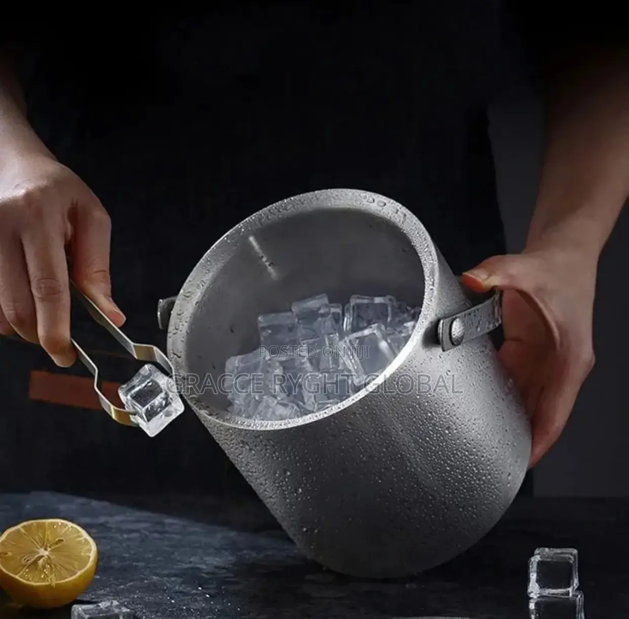 3l Stainless Insulated Ice Bucket With Picker