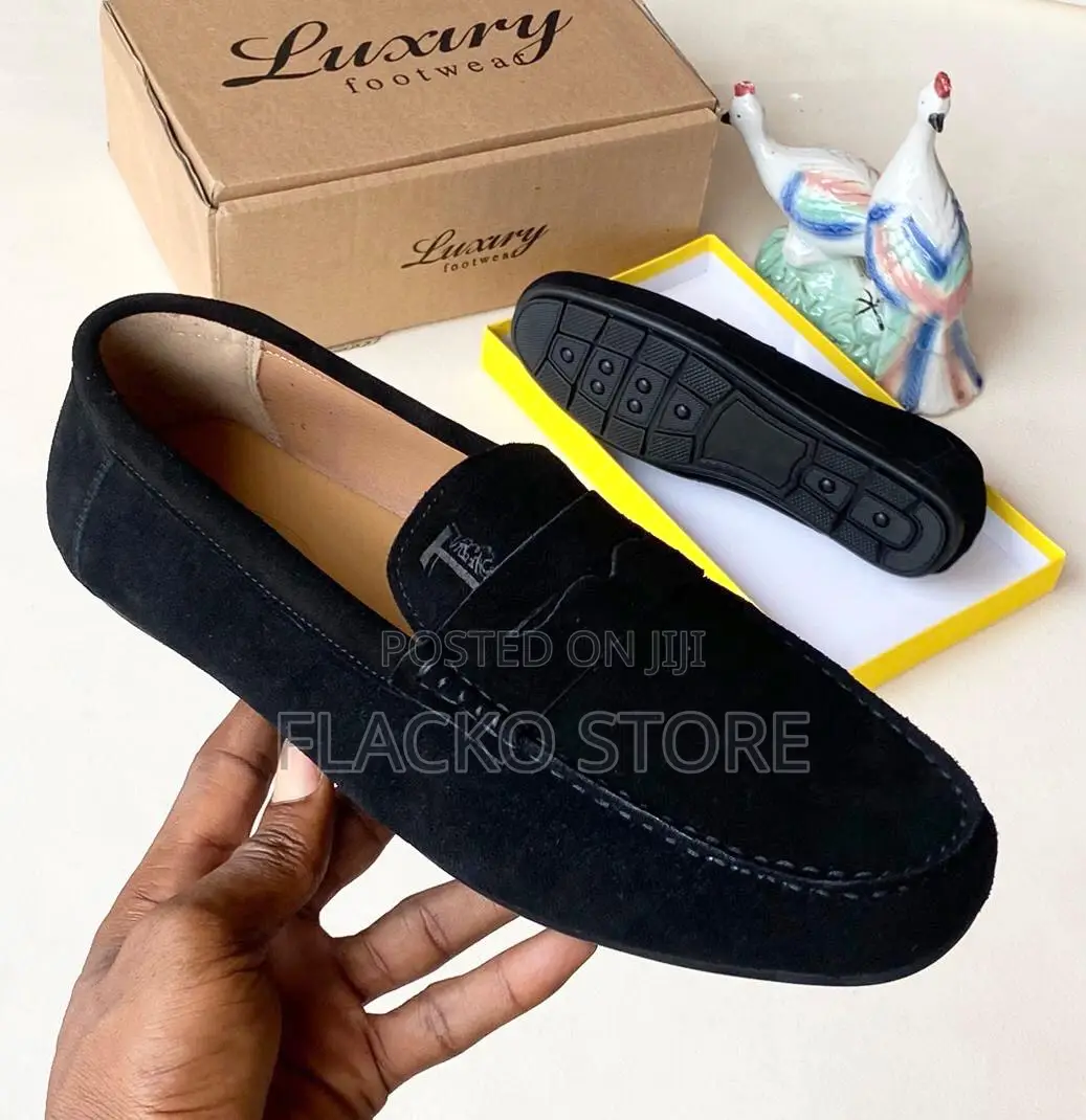 Tod’S Suede Loafers Shoes