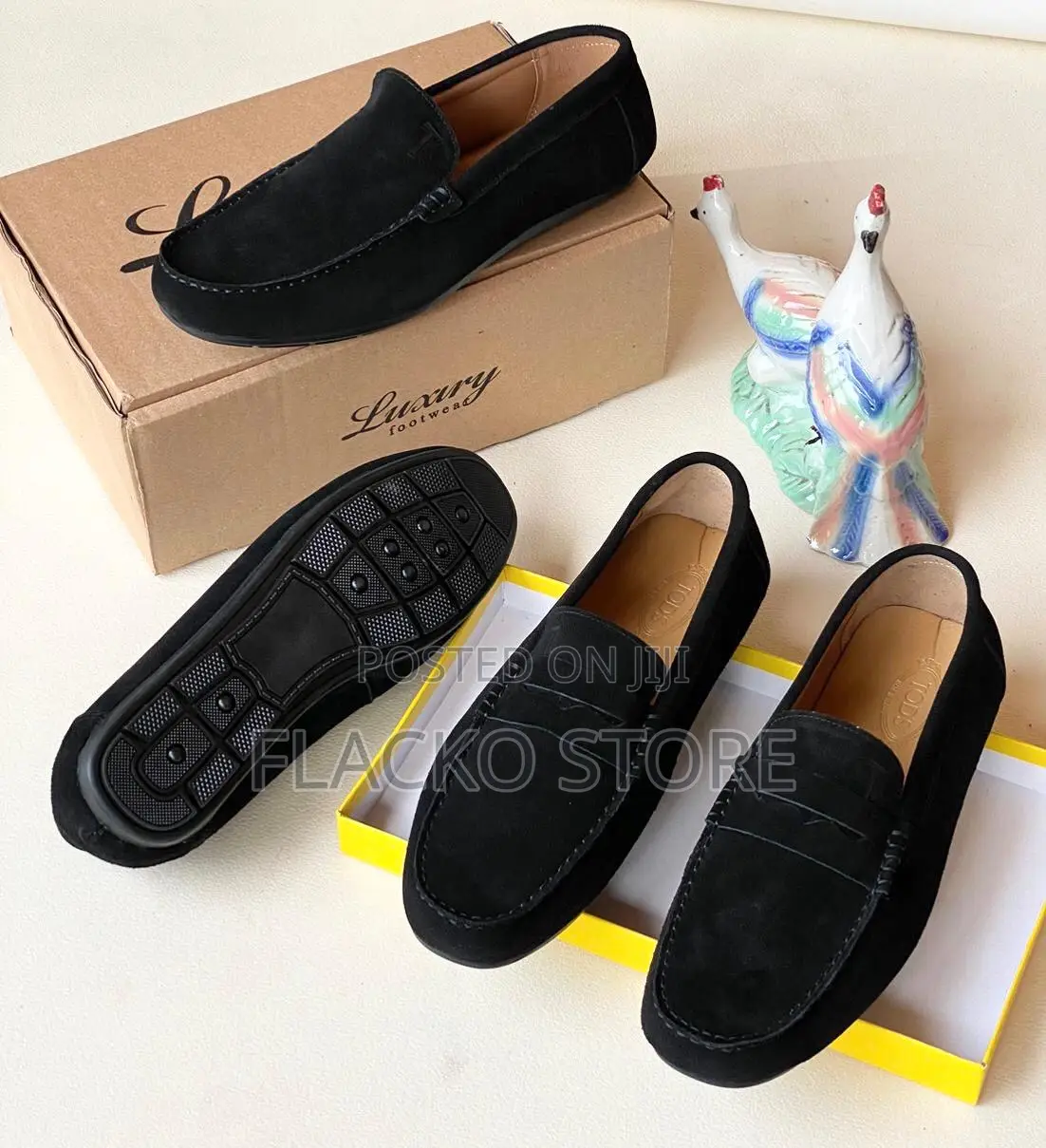 Tod’S Suede Loafers Shoes