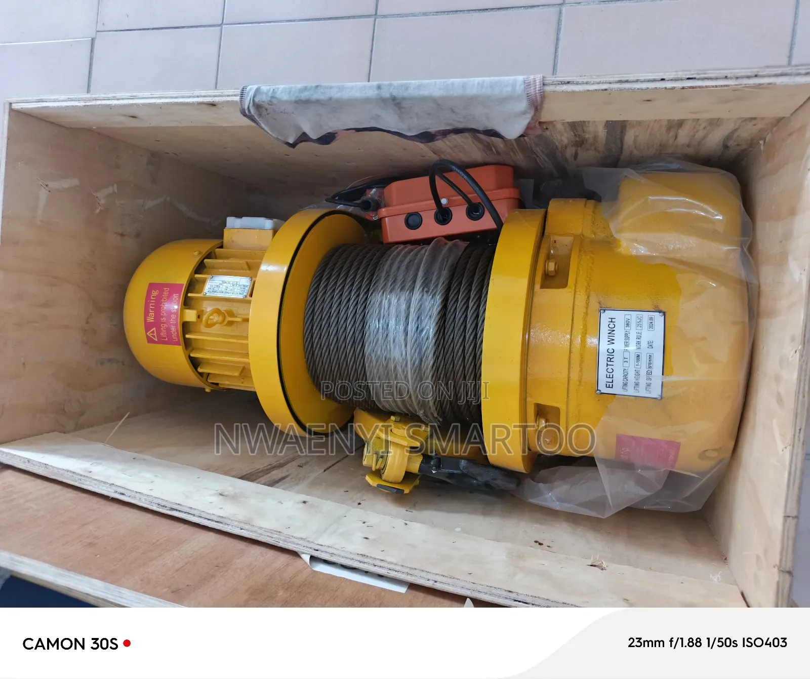 3ton By 380v Electric Winch