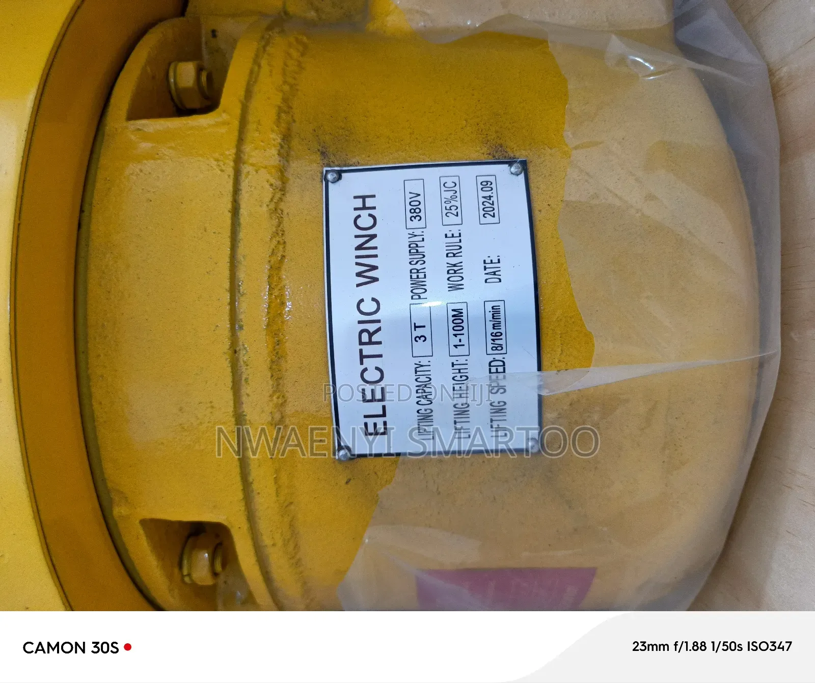 3ton By 380v Electric Winch
