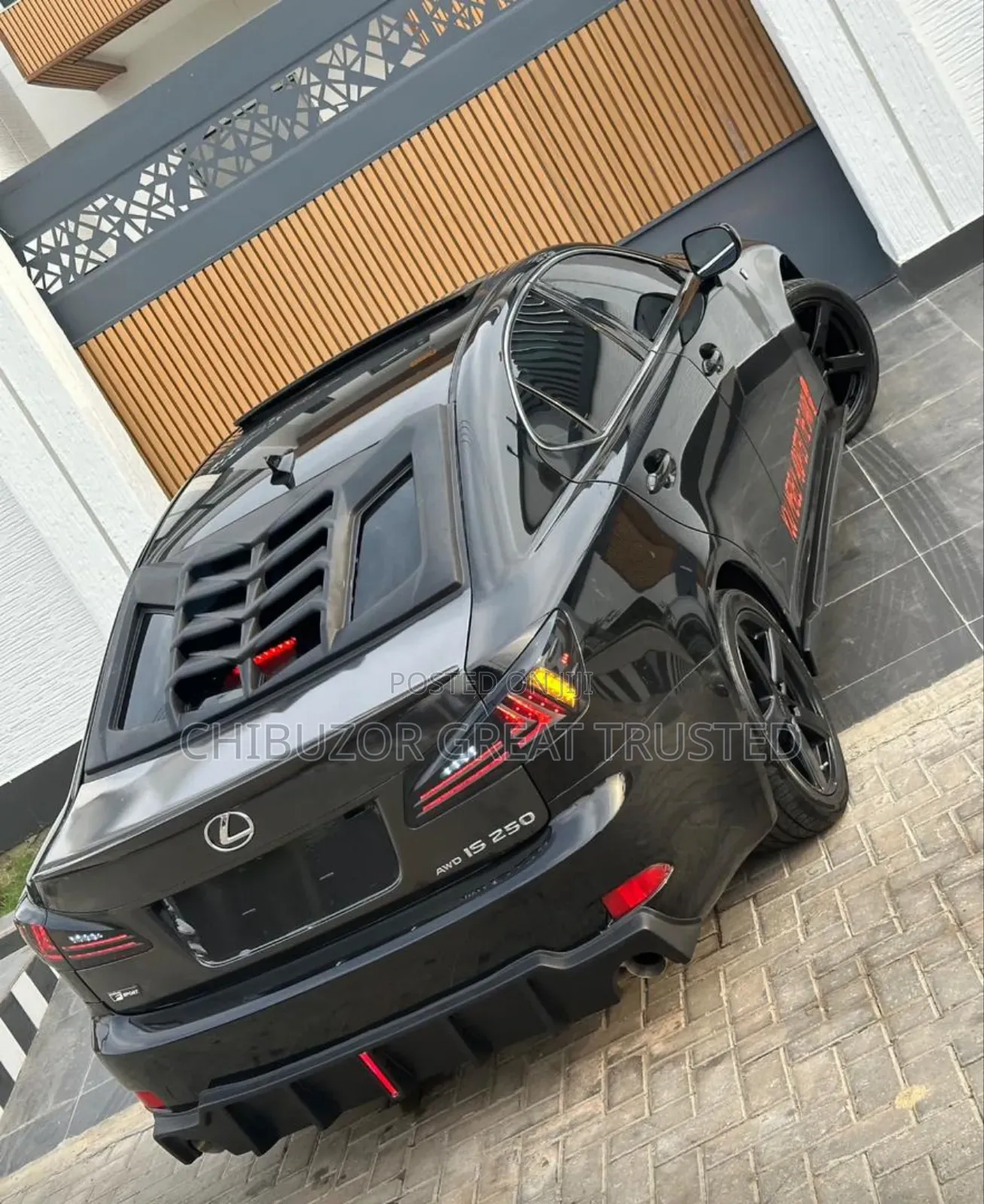 Louver Spoiler for Lexus Is 250