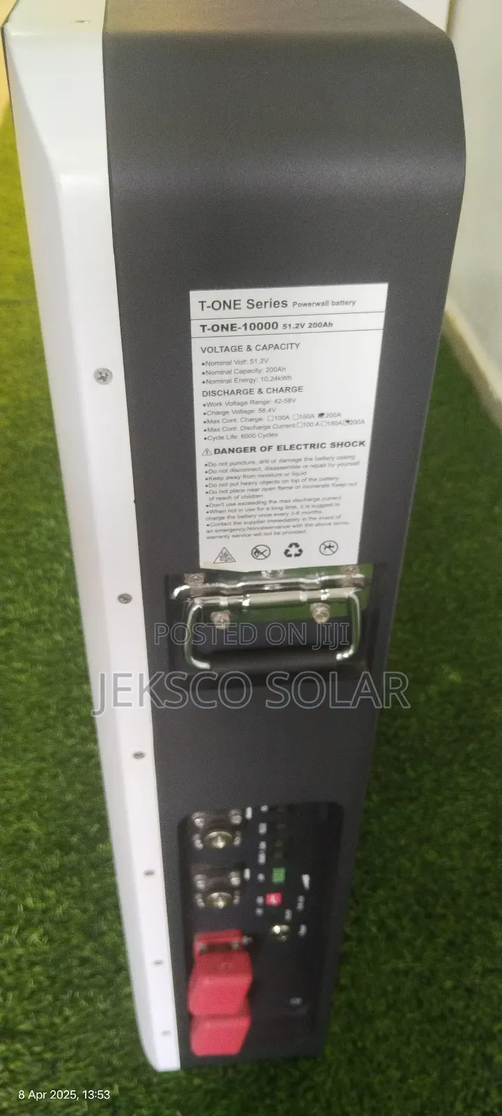 Taico 10kw Solar Lithium Battery, 48v, Bms.