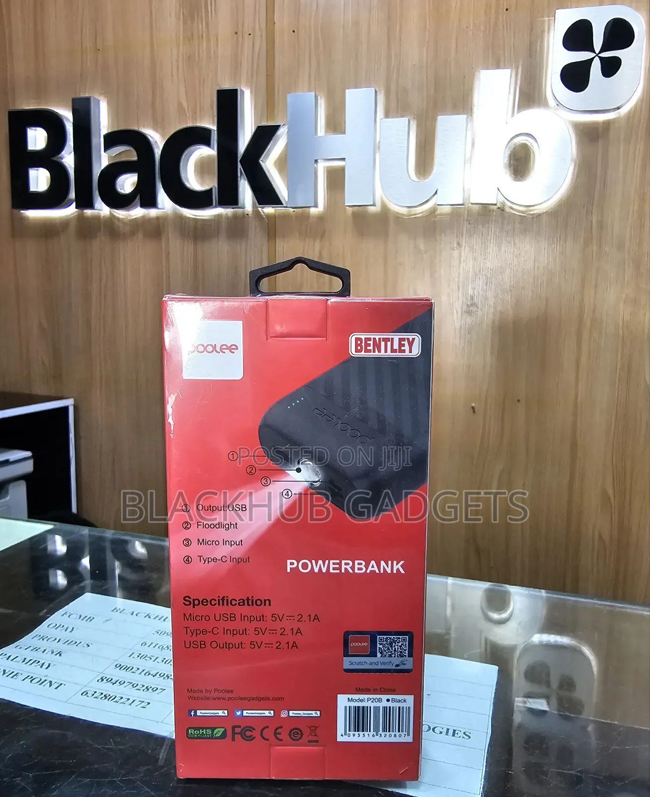 Poole Power Bank 20000mah