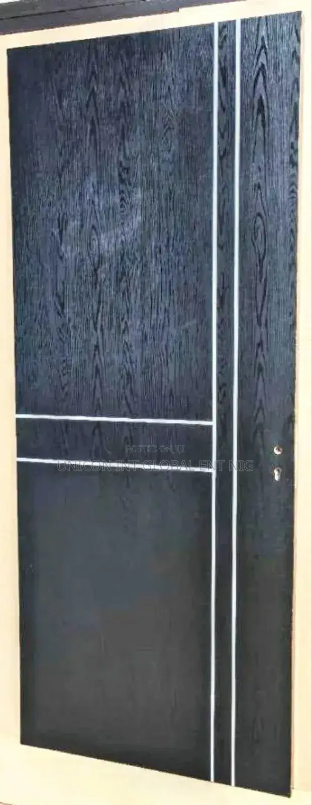 Foreign Wooden Door With Archtried Frame