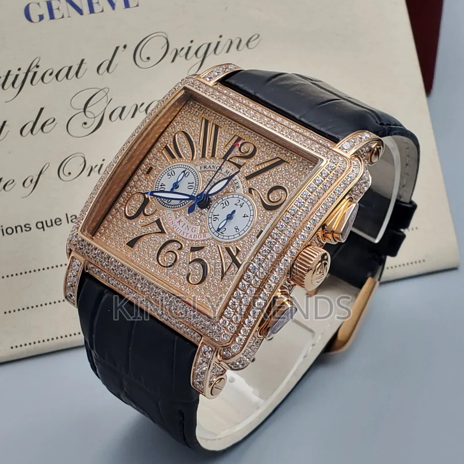 Luxury Franck Muller Leather Stonehead
Wristwatch