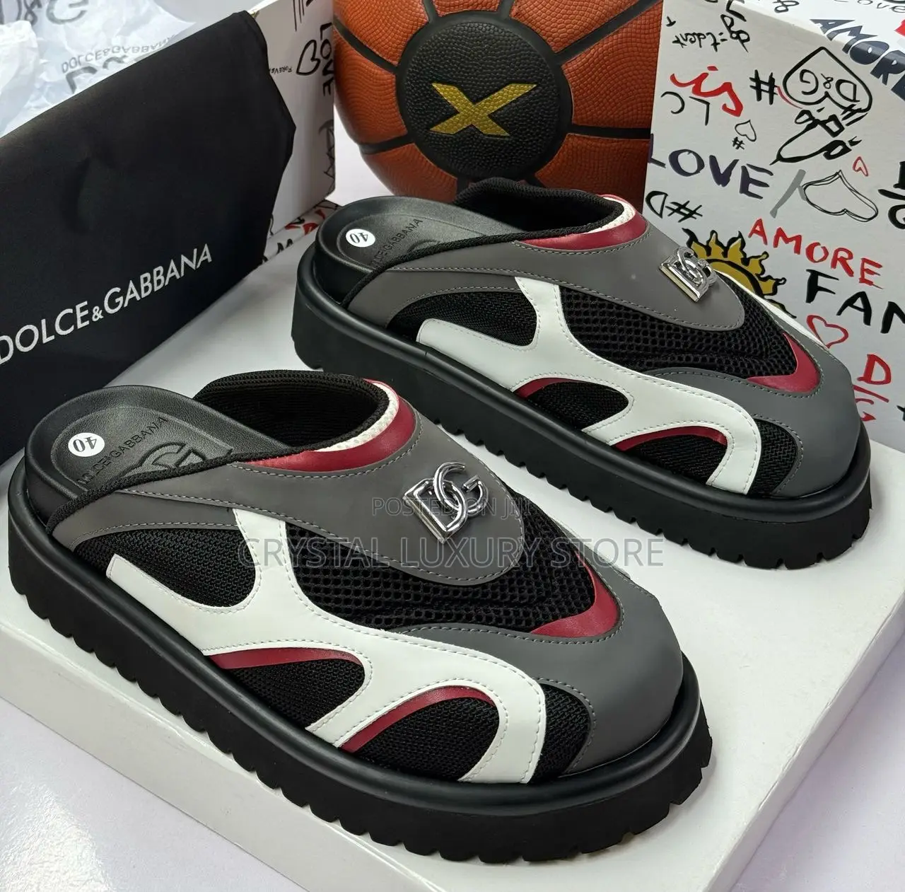 Dolce Gabbana Quality Luxury Men Slides