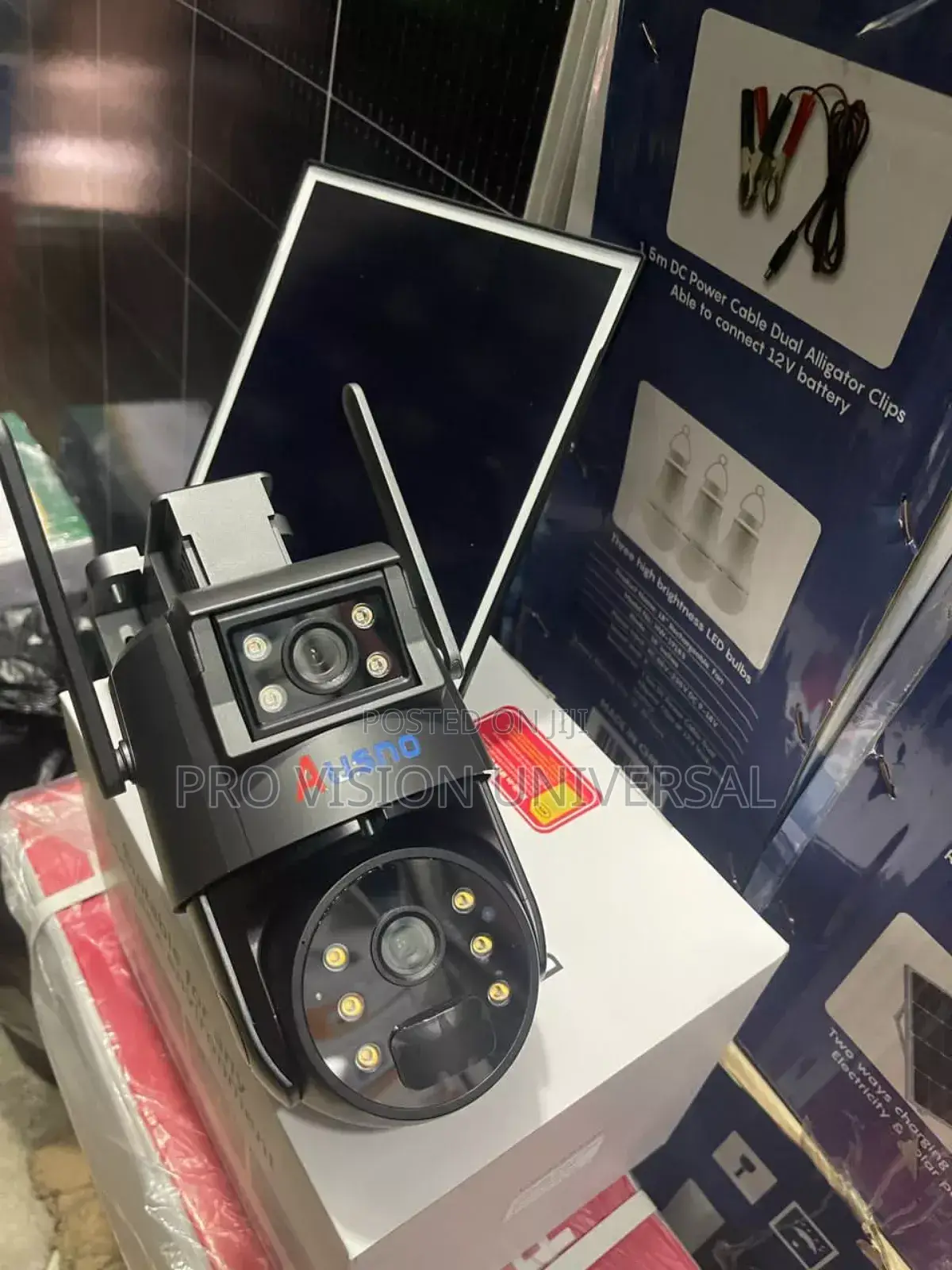 Solar Security Camera Ubox A30 Dual Lens