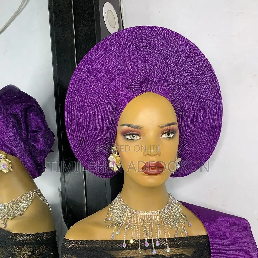 Automatic Gele for Nigerian Wedding Outfits