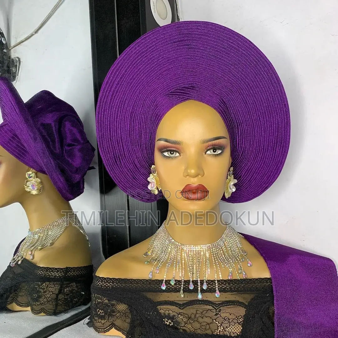 Automatic Gele for Nigerian Wedding Outfits