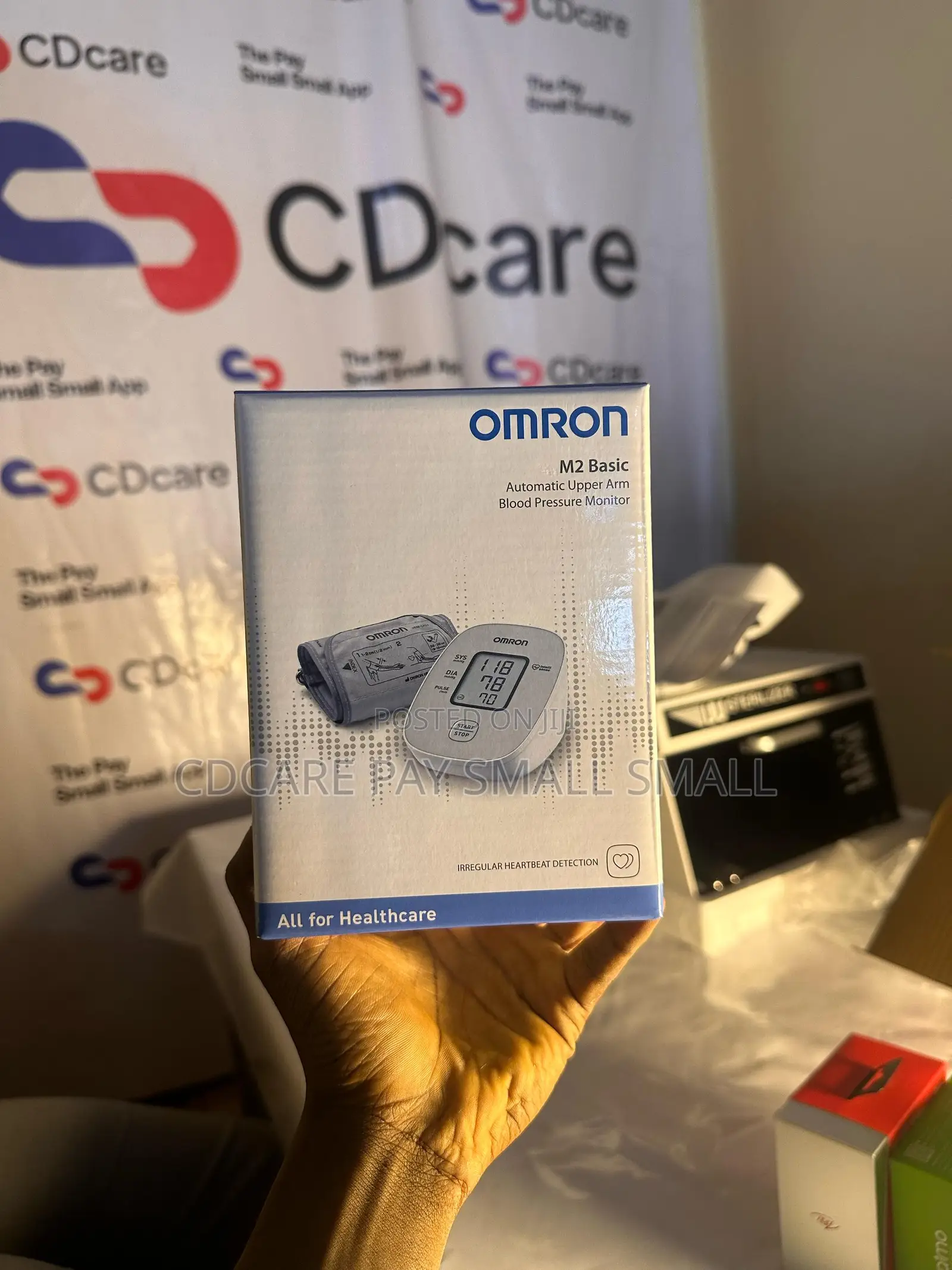 Pay Small Small Omron Blood Pressure Monitor On Cdcare.App