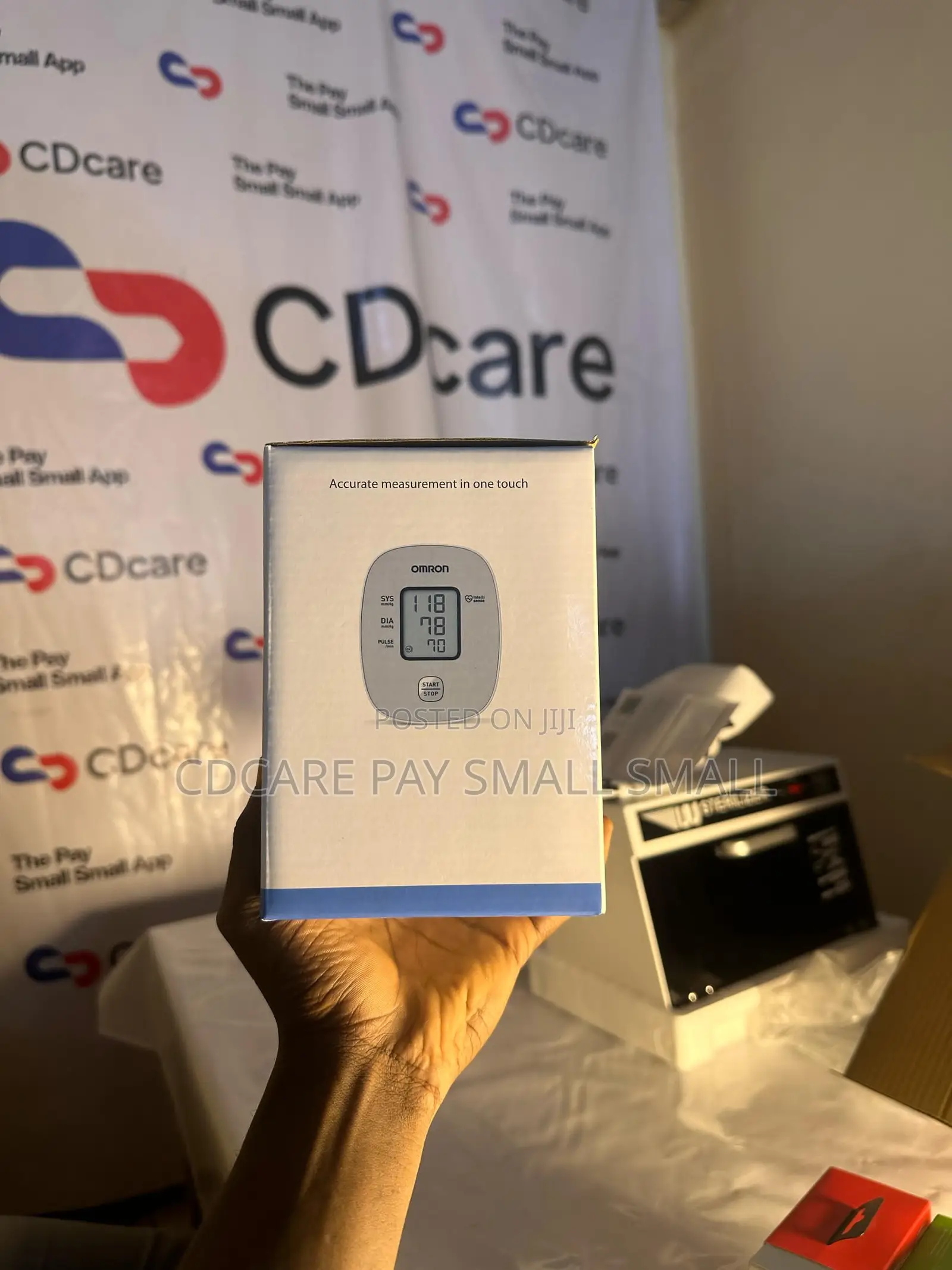 Pay Small Small Omron Blood Pressure Monitor On Cdcare.App