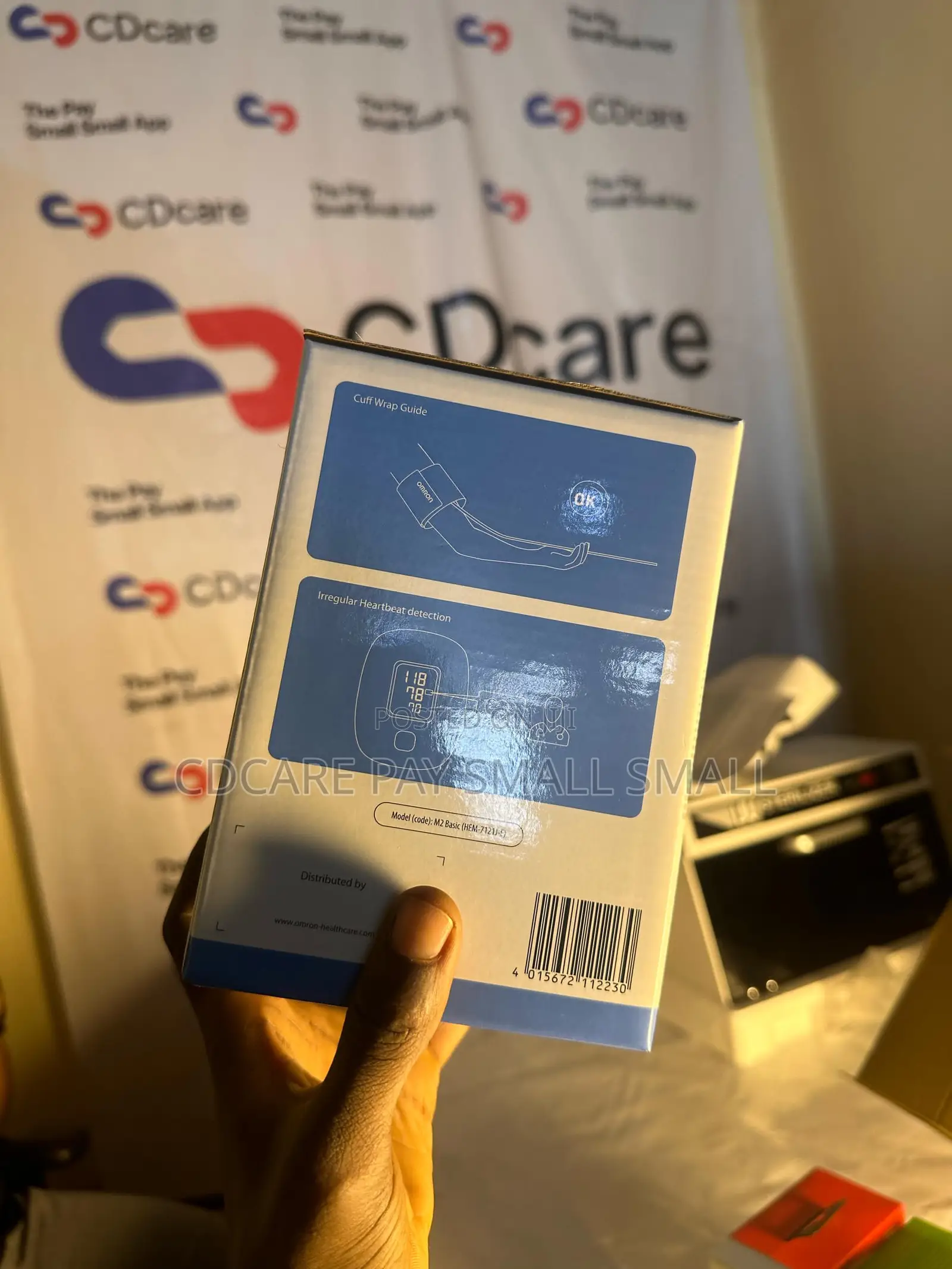 Pay Small Small Omron Blood Pressure Monitor On Cdcare.App