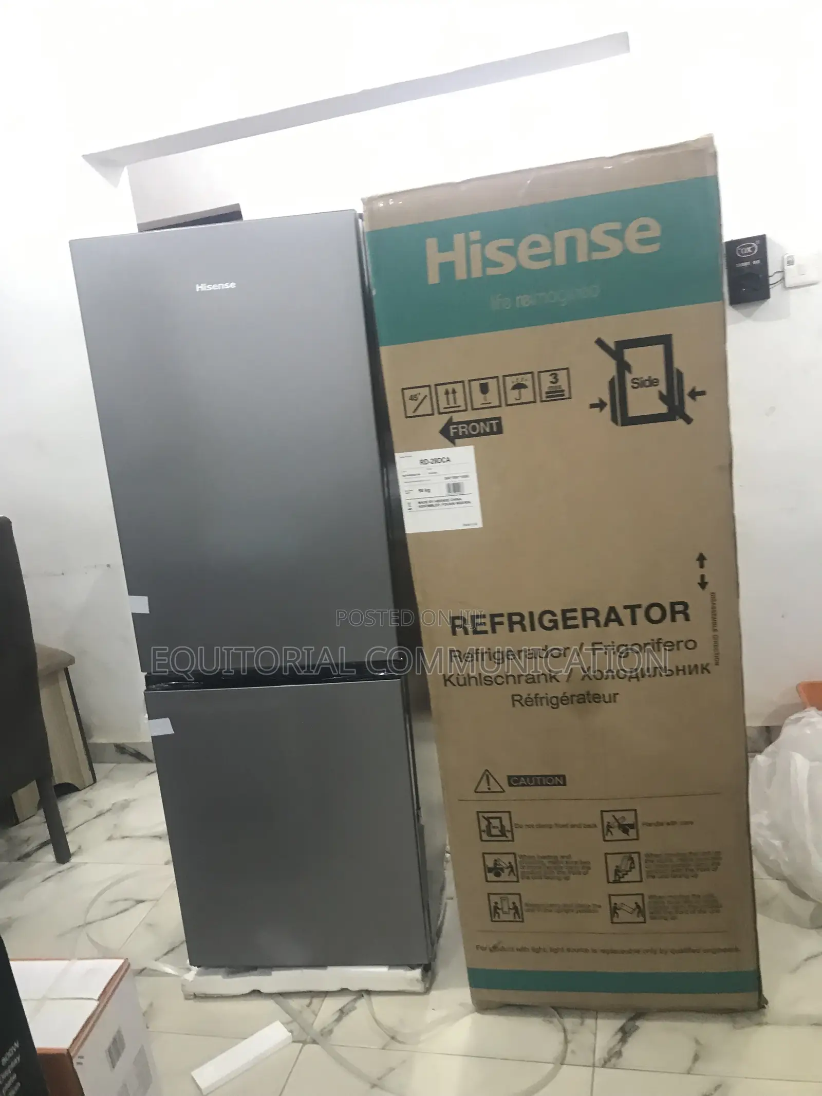Hisense 225l Energy-Star Rated Double Door Refrigerator