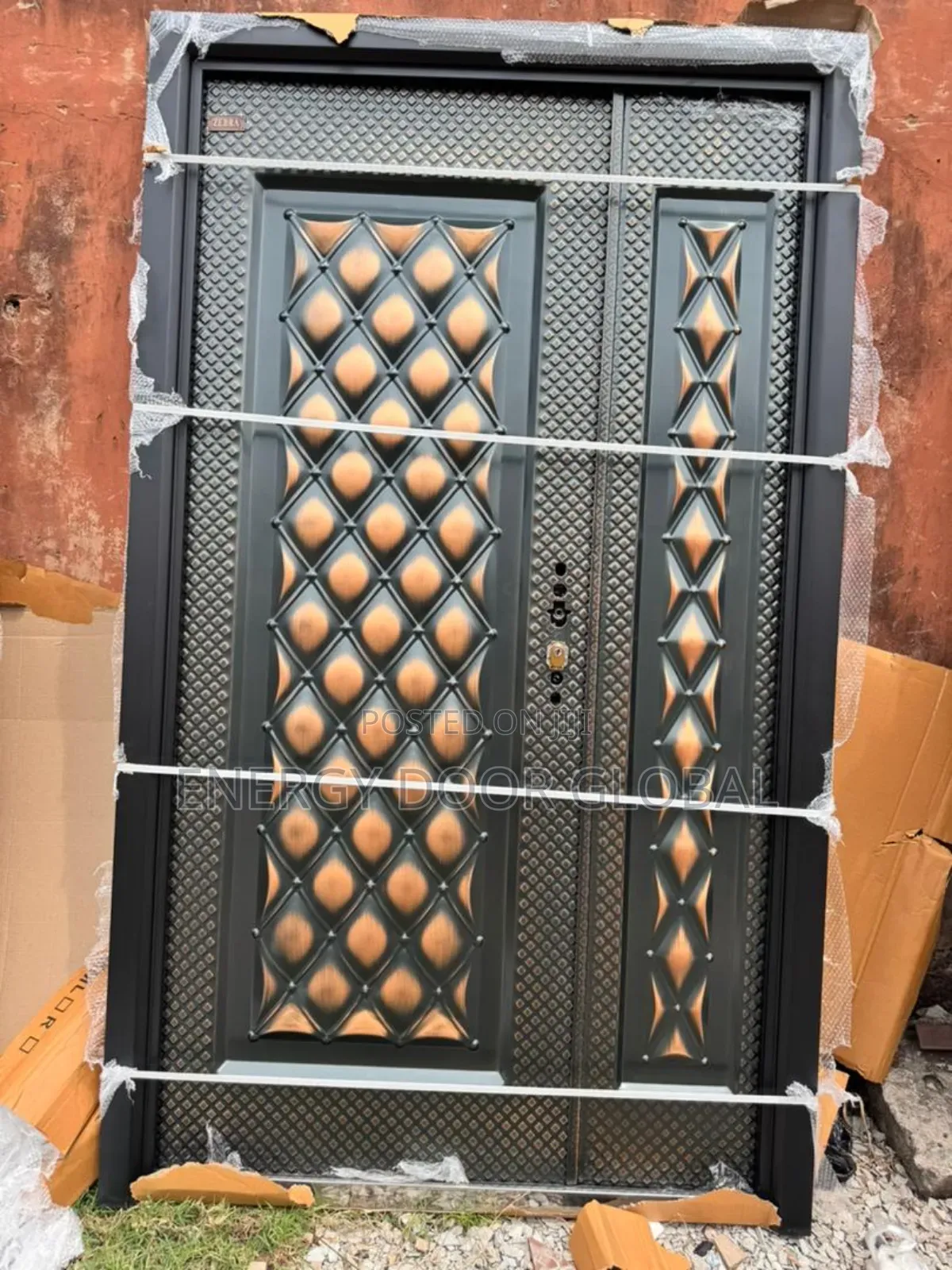 Multi-Dimensional 4ft Security Copper Door With Maximum Lock