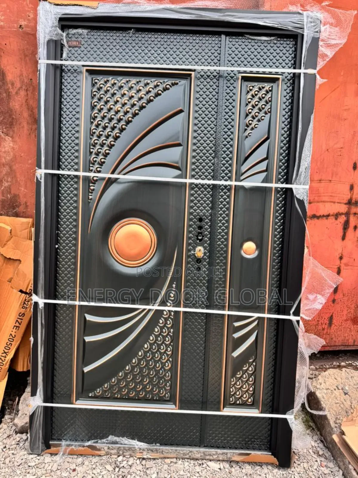 Multi-Dimensional 4ft Security Copper Door With Maximum Lock