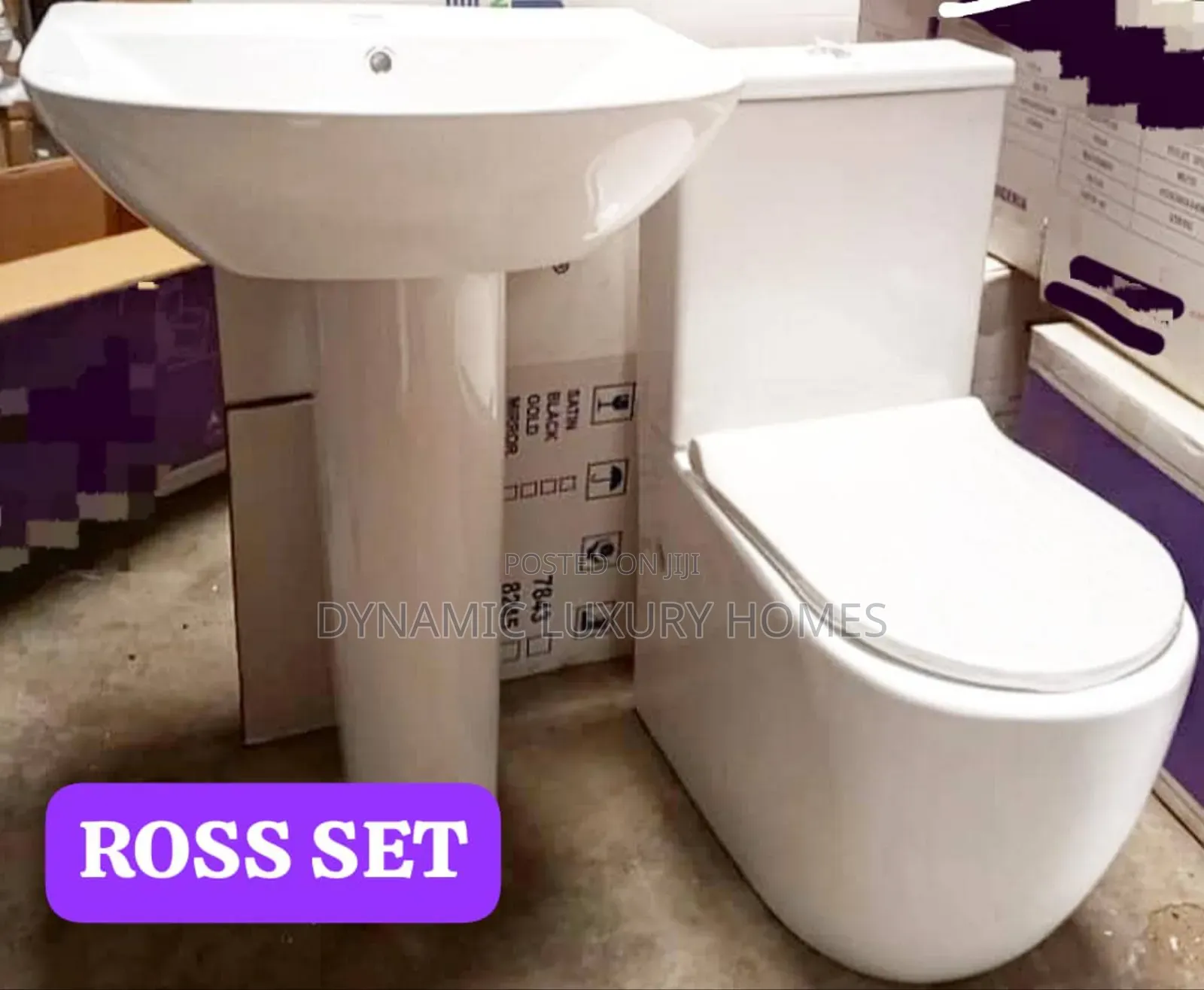 Executive England Complete Set Wc With Basin and Pedestal