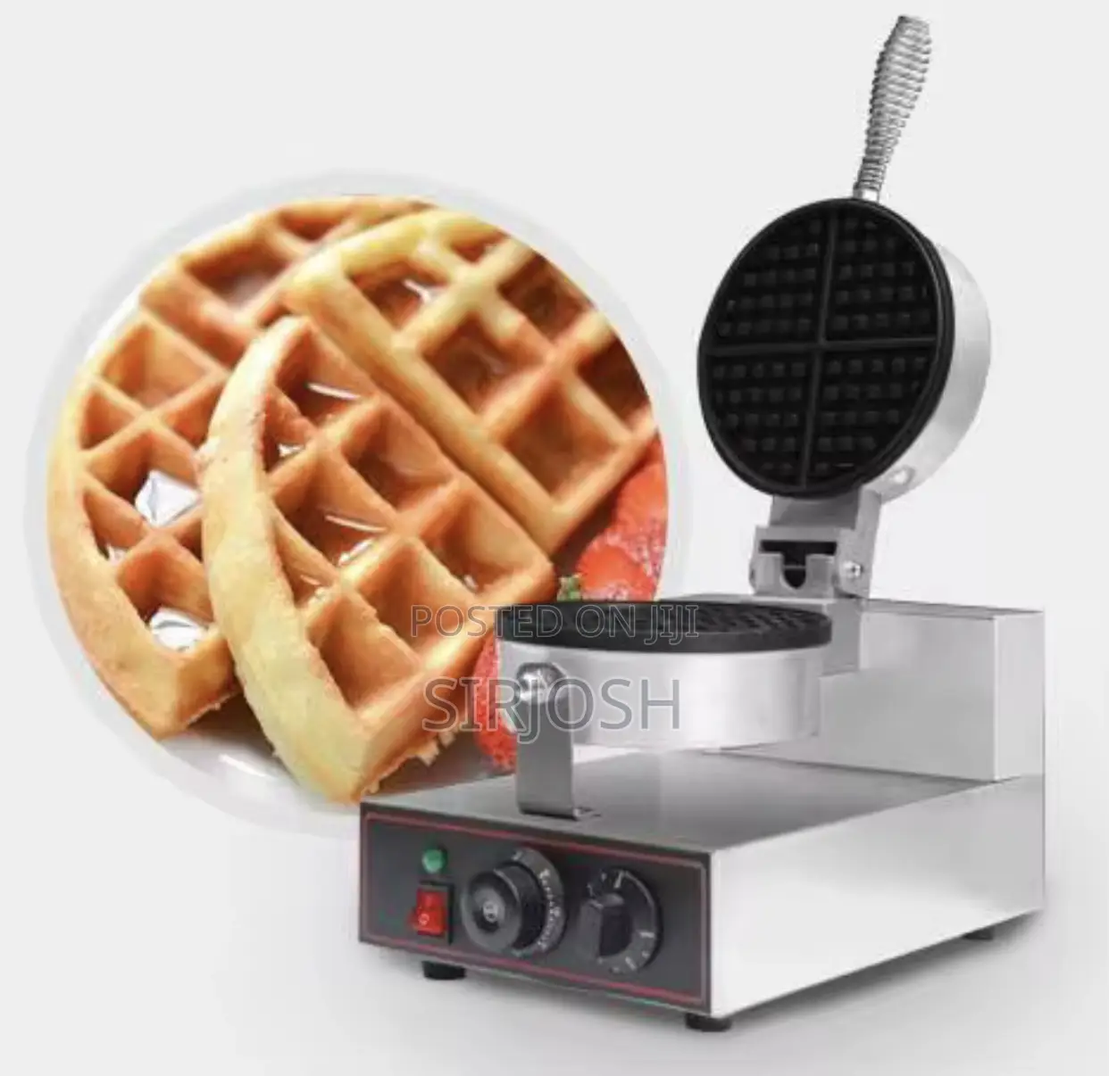 Industrial Single Round Waffle Maker