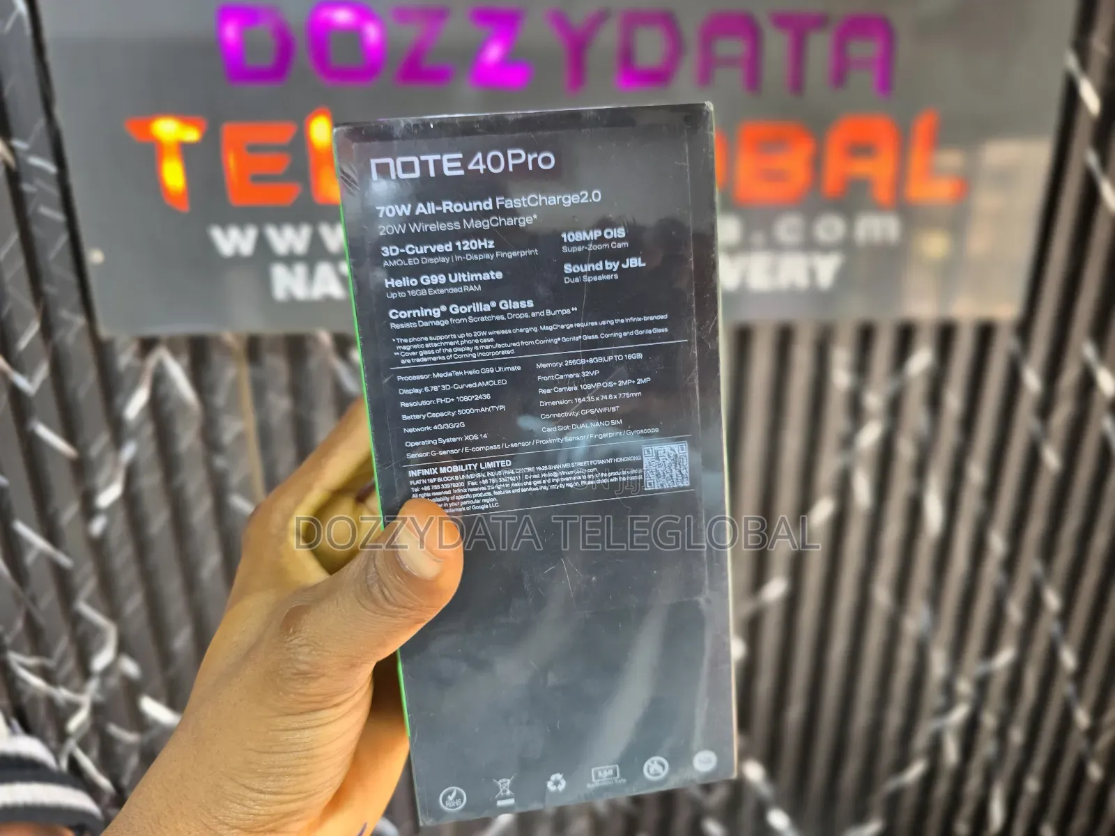 New Infinix Note 40 Pro 256 GB